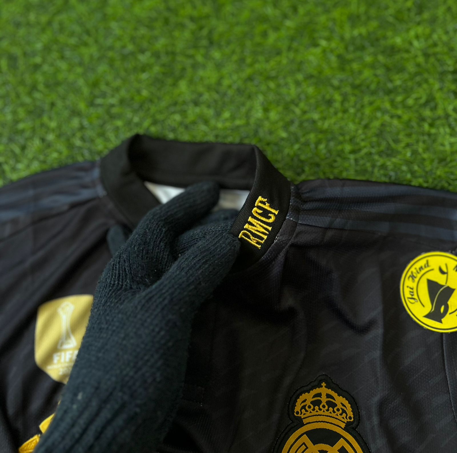 REAL MADRID 2023-24 THIRD KIT,HALFSLEEVE EMBROIDERY