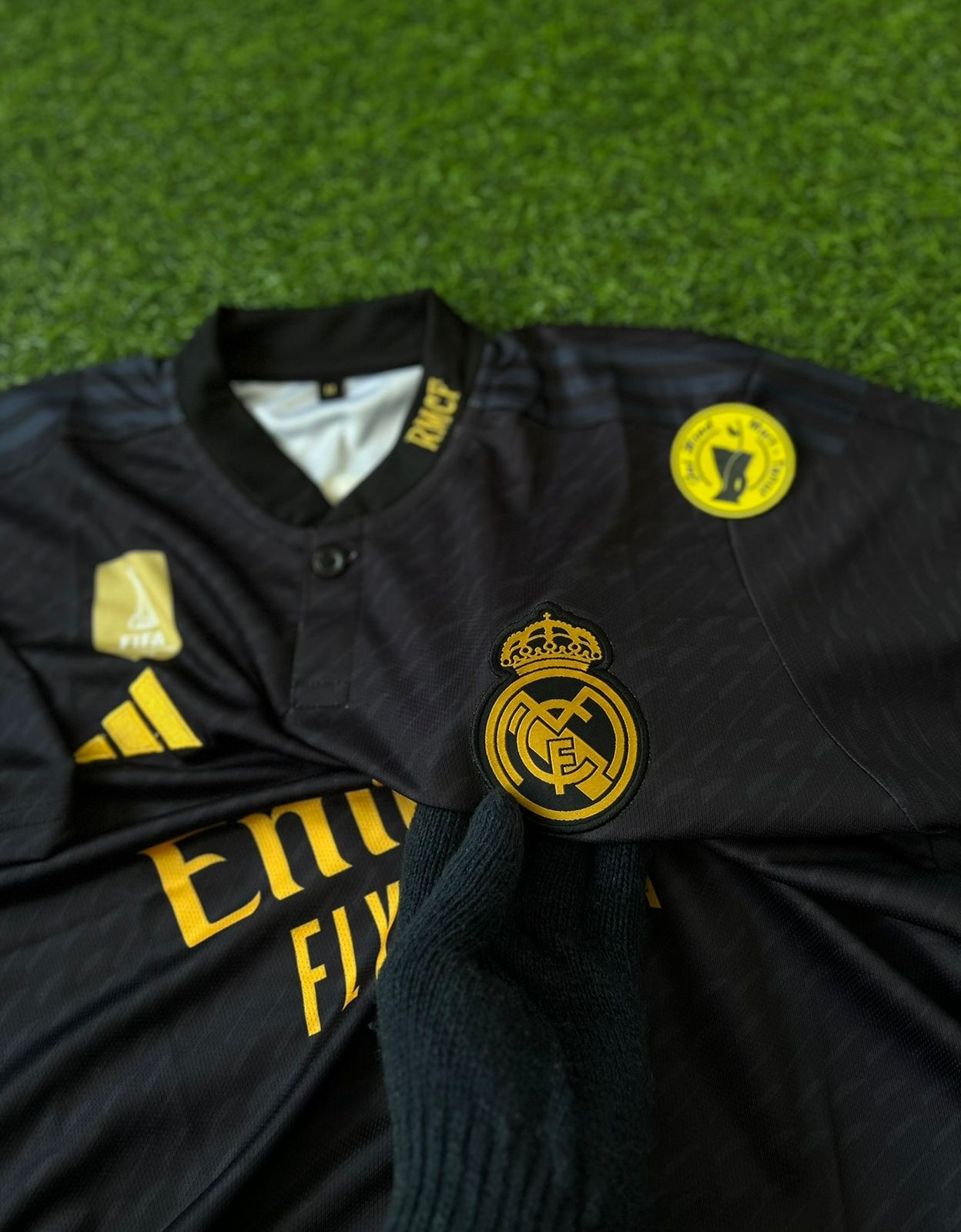 REAL MADRID 2023-24 THIRD KIT,HALFSLEEVE EMBROIDERY