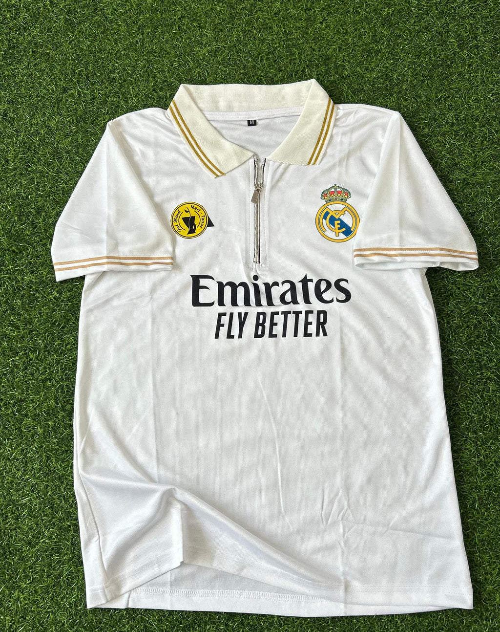 REAL MADRID SPECIAL EDITION, HALFSLEEVE POLO SUBLIMATION (ZIP)