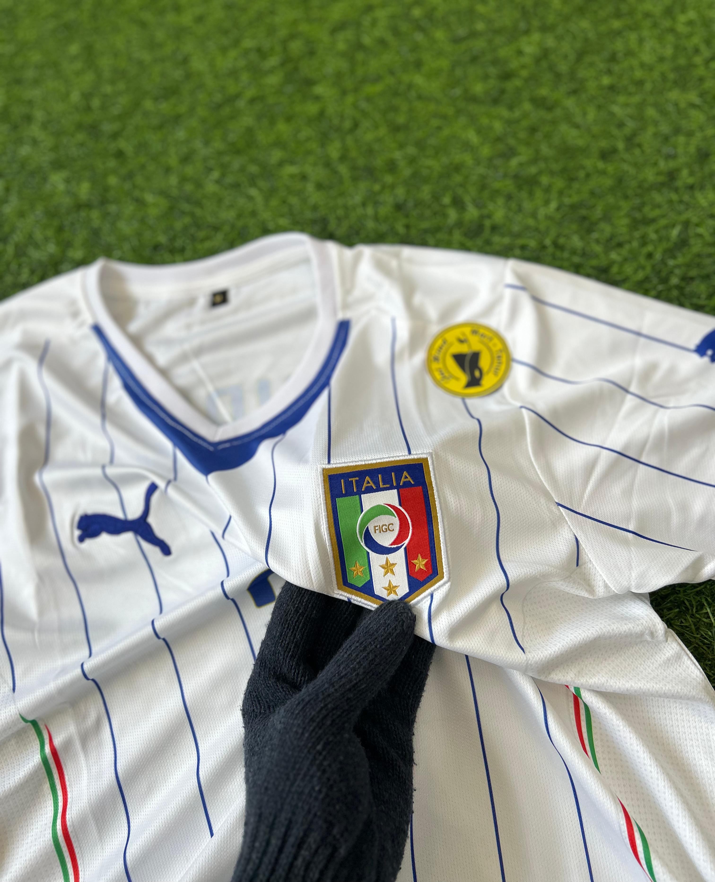 ITALY 2014 AWAY KIT, HALFSLEEVE POLO EMBROIDERY