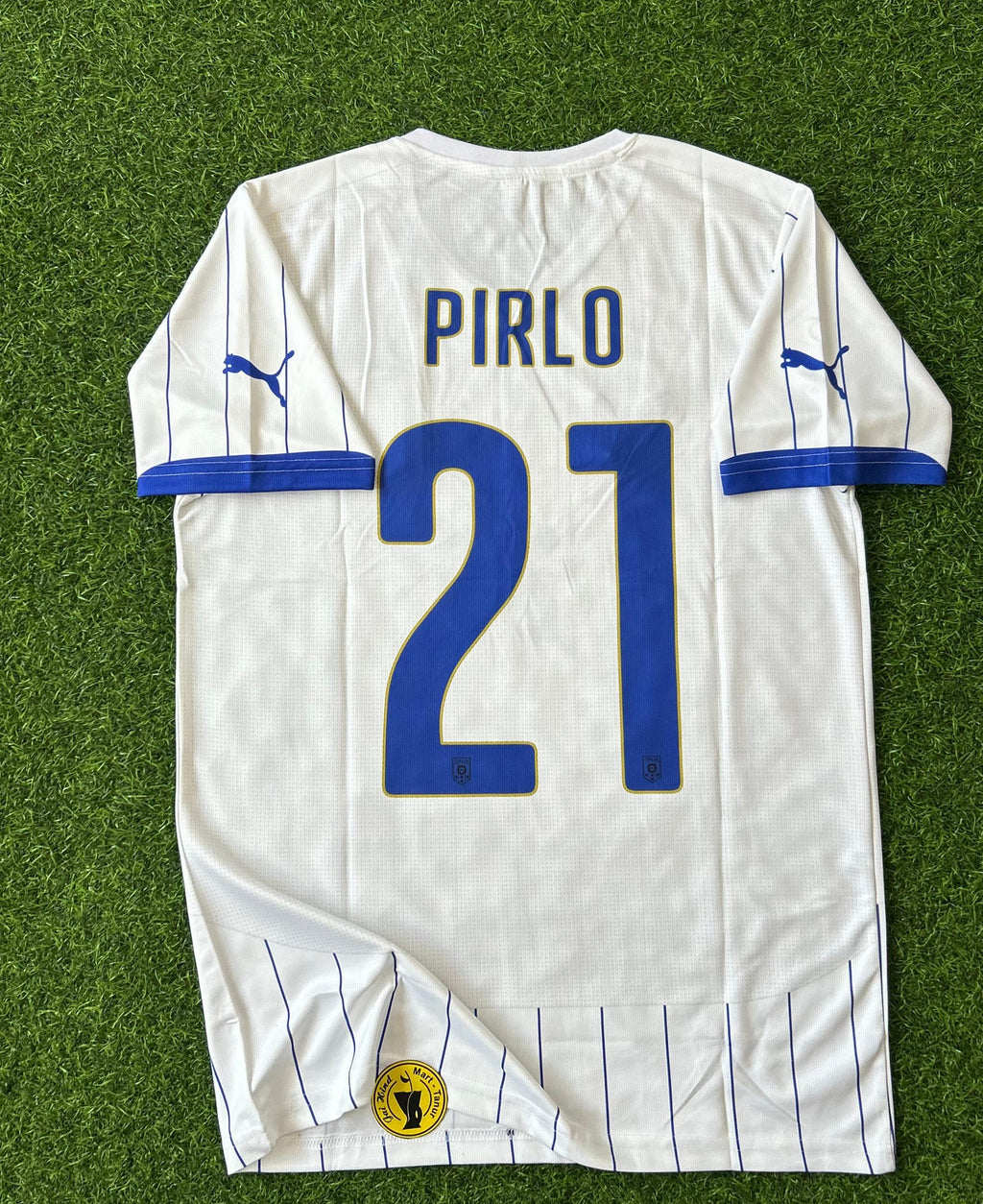 ITALY 2014 AWAY KIT, HALFSLEEVE POLO EMBROIDERY