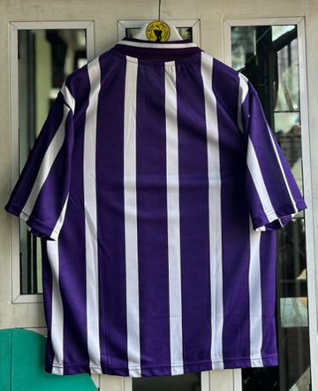 MAN CITY 1993-94 AWAY KIT, FIVESLEEVE POLO EMBROIDERY