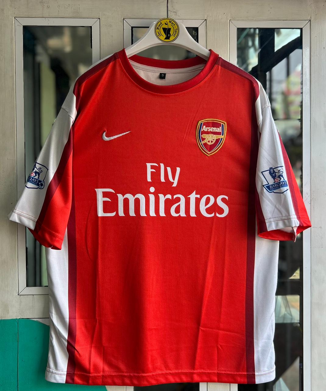 ARSENAL  2006-08 HOME KIT, FIVESLEEVE EMBROIDERY