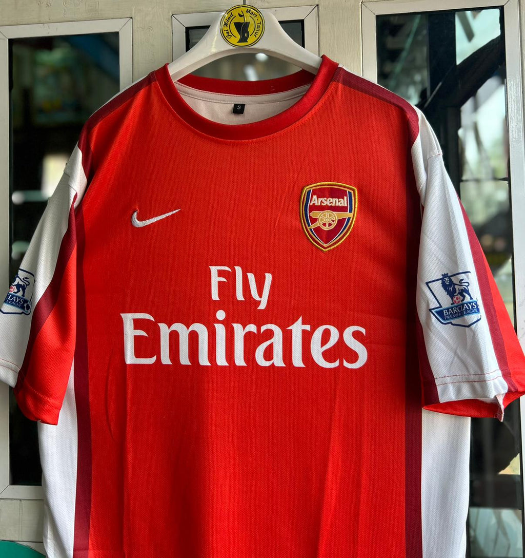 ARSENAL  2006-08 HOME KIT, FIVESLEEVE EMBROIDERY