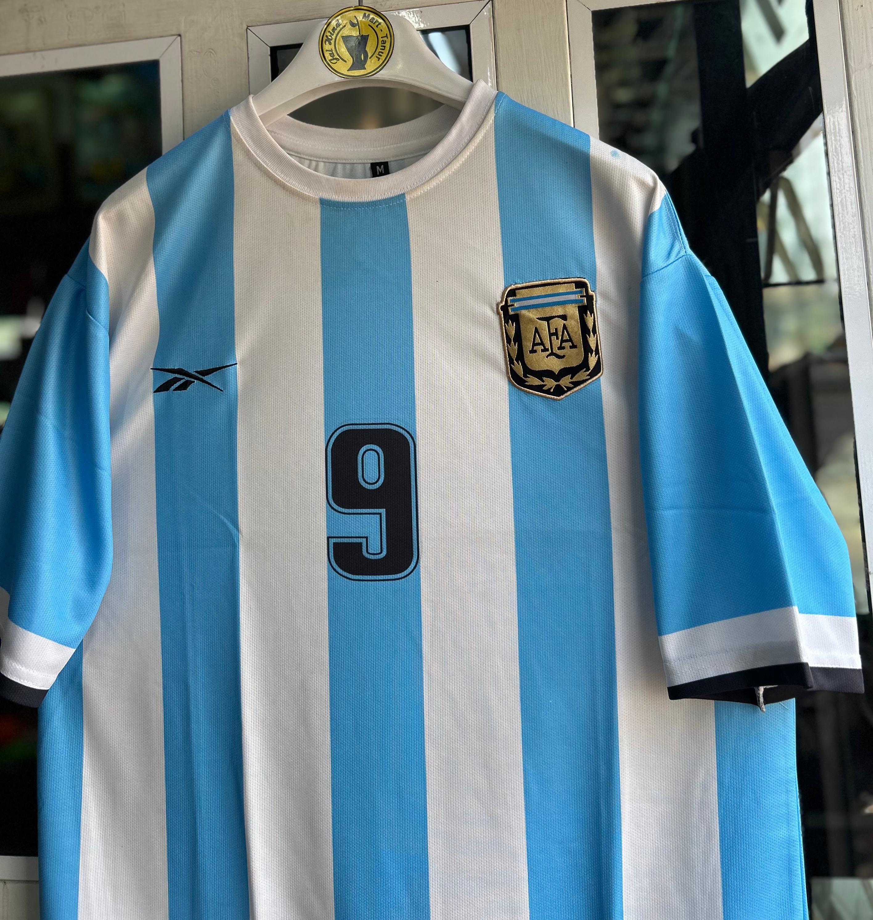 ARGENTINA 1999-00 HOME KIT, FIVESLEEVE EMBROIDERY