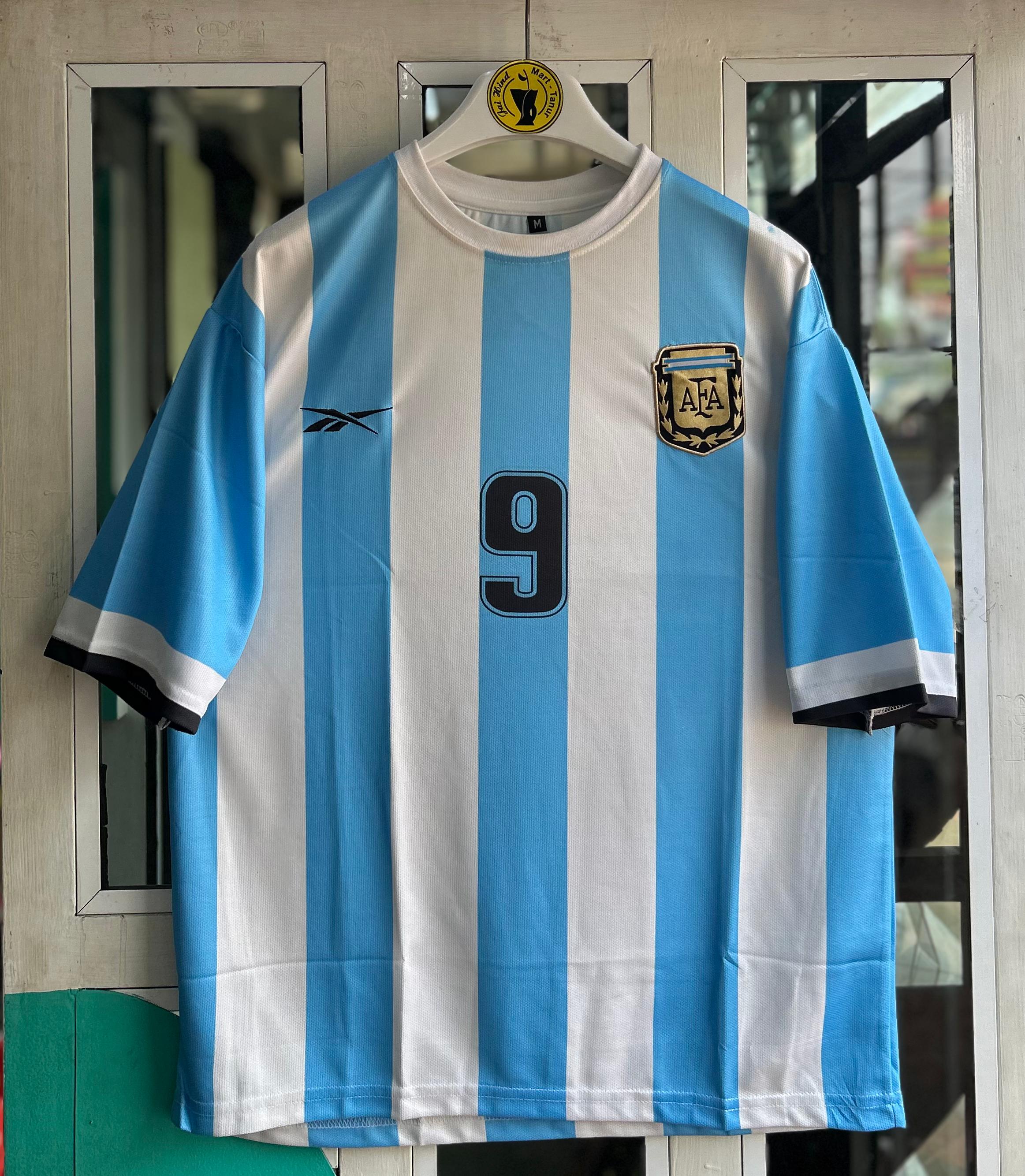 ARGENTINA 1999-00 HOME KIT, FIVESLEEVE EMBROIDERY