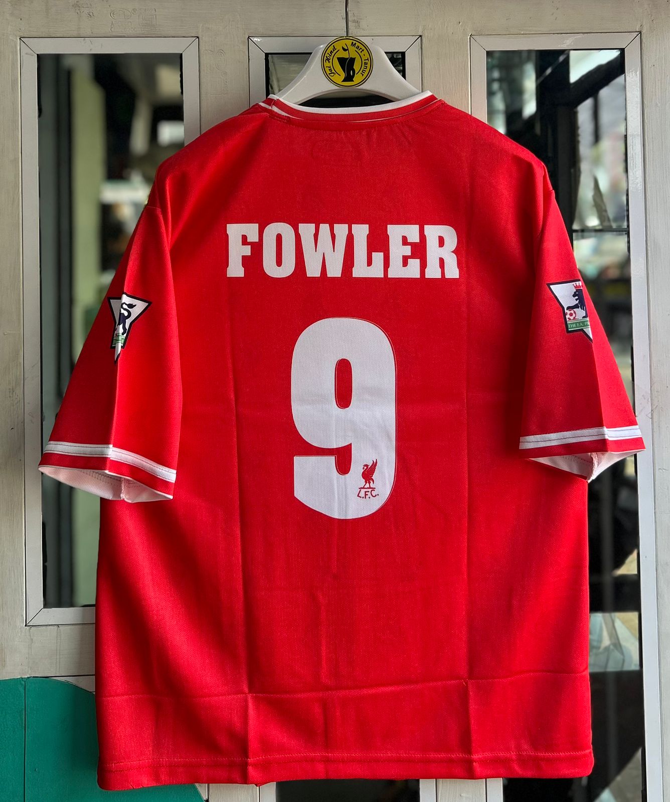 LIVERPOOL 1996-97 HOME KIT, FIVESLEEVE EMBROIDERY