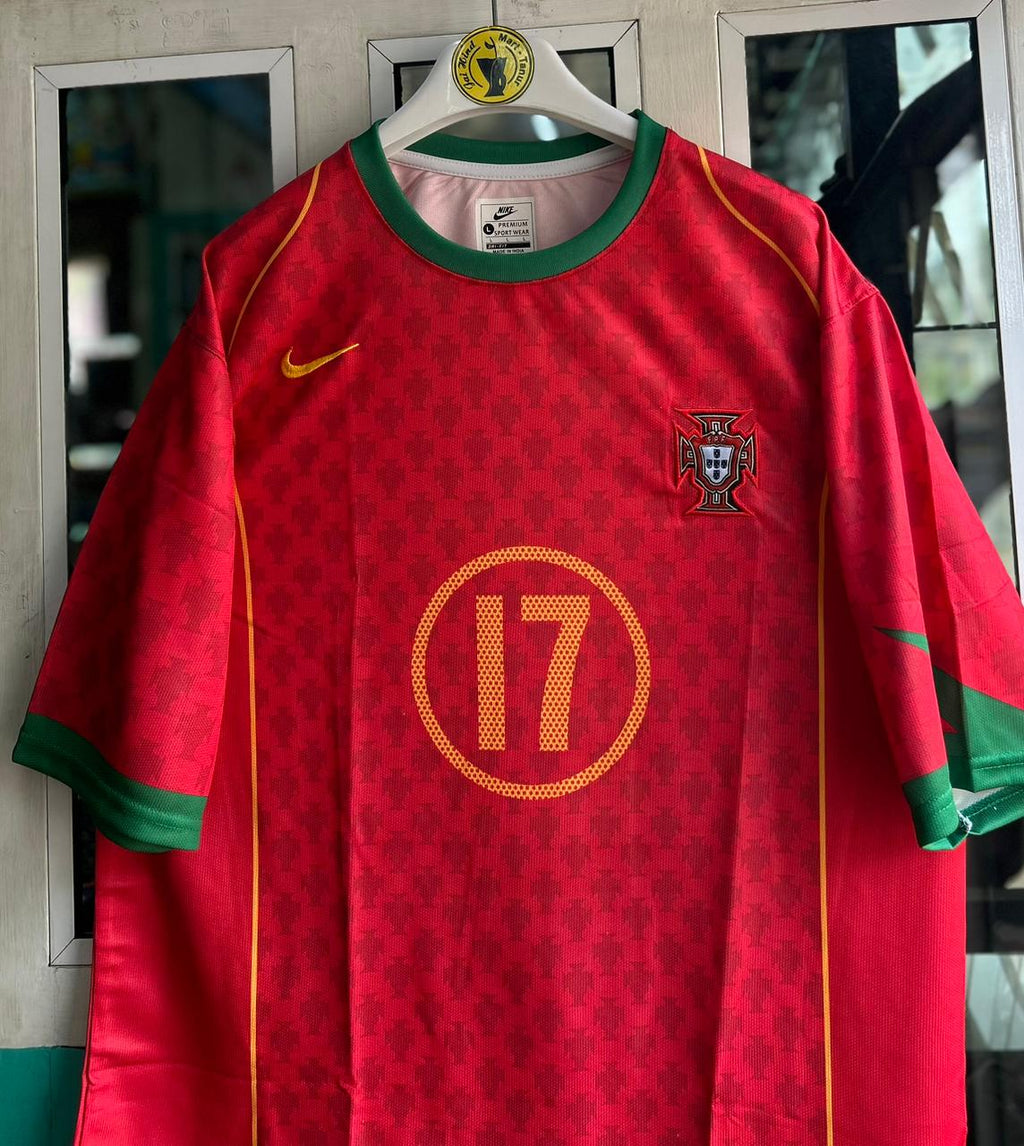 PORTUGAL 2004-06 HOME KIT, FIVESLEEVE EMBROIDERY