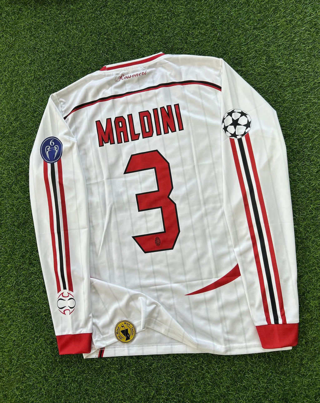 AC MILAN 2006-07 AWAY KIT, FULLSLEEVE EMBROIDERY
