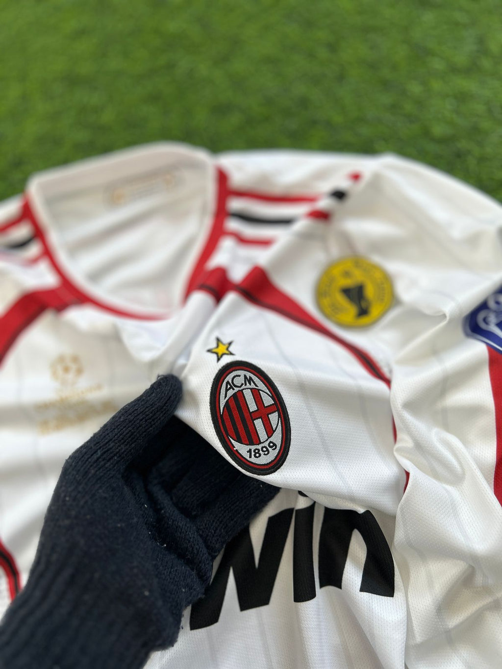 AC MILAN 2006-07 AWAY KIT, FULLSLEEVE EMBROIDERY