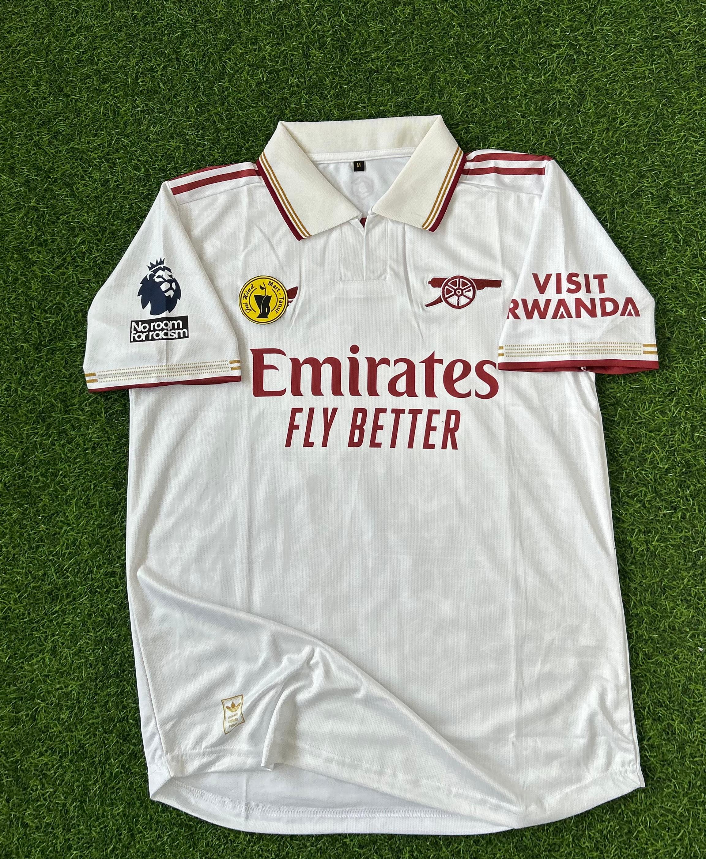 ARSENAL 2025-26 SEASON THIRD KIT, KALFSLEEVE POLO EMBROIDERY