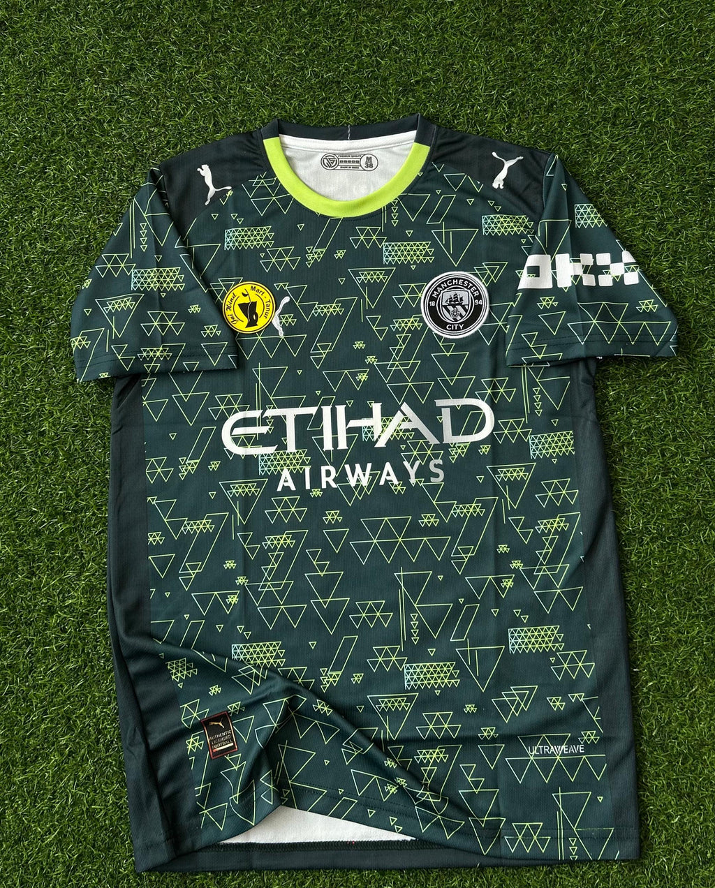 MAN CITY 2025-26 SEASON FORTH KIT, HALFSLEEVE EMBROIDERY