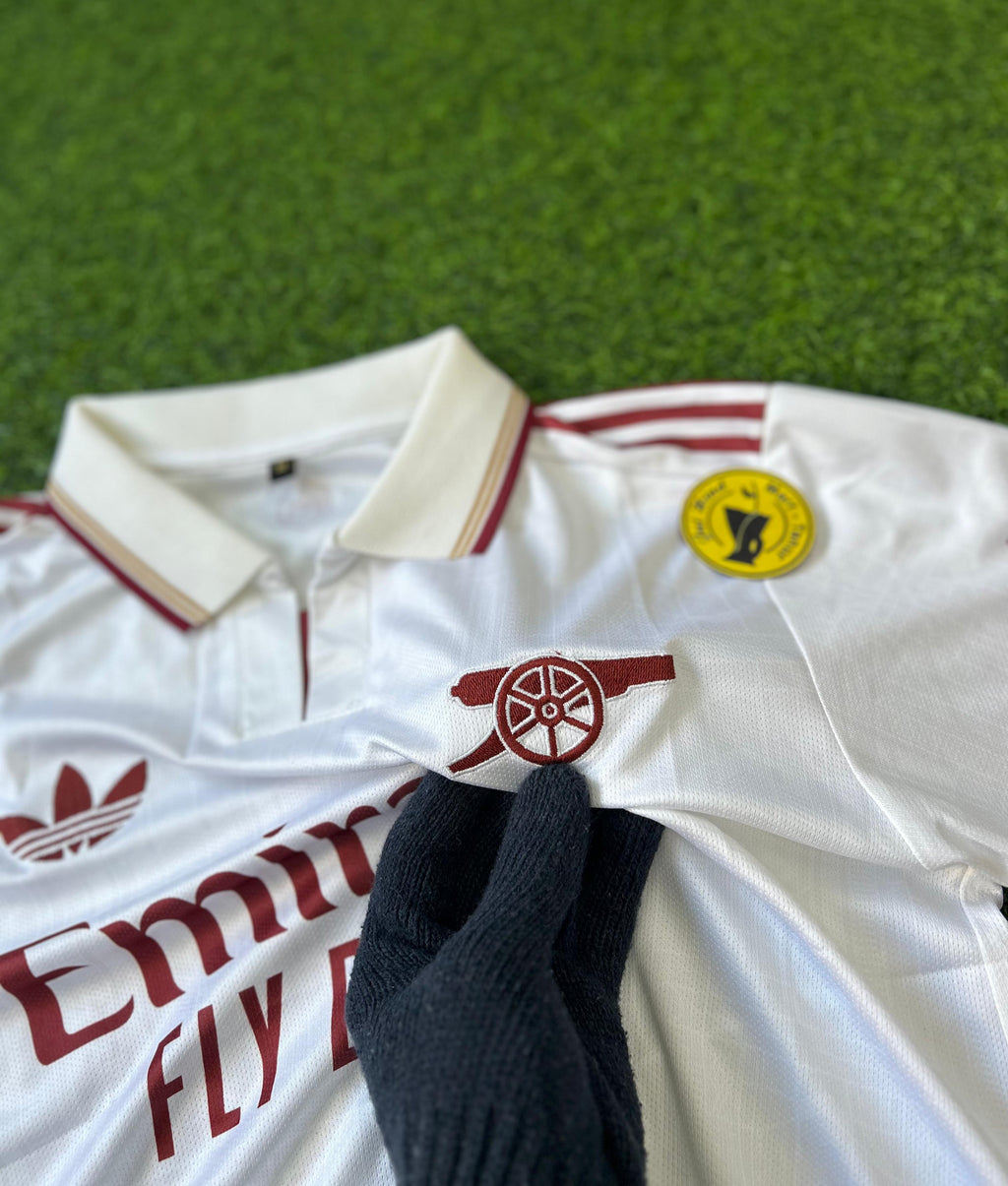 ARSENAL 2025-26 SEASON THIRD KIT, HALFSLEEVE POLO EMBROIDERY