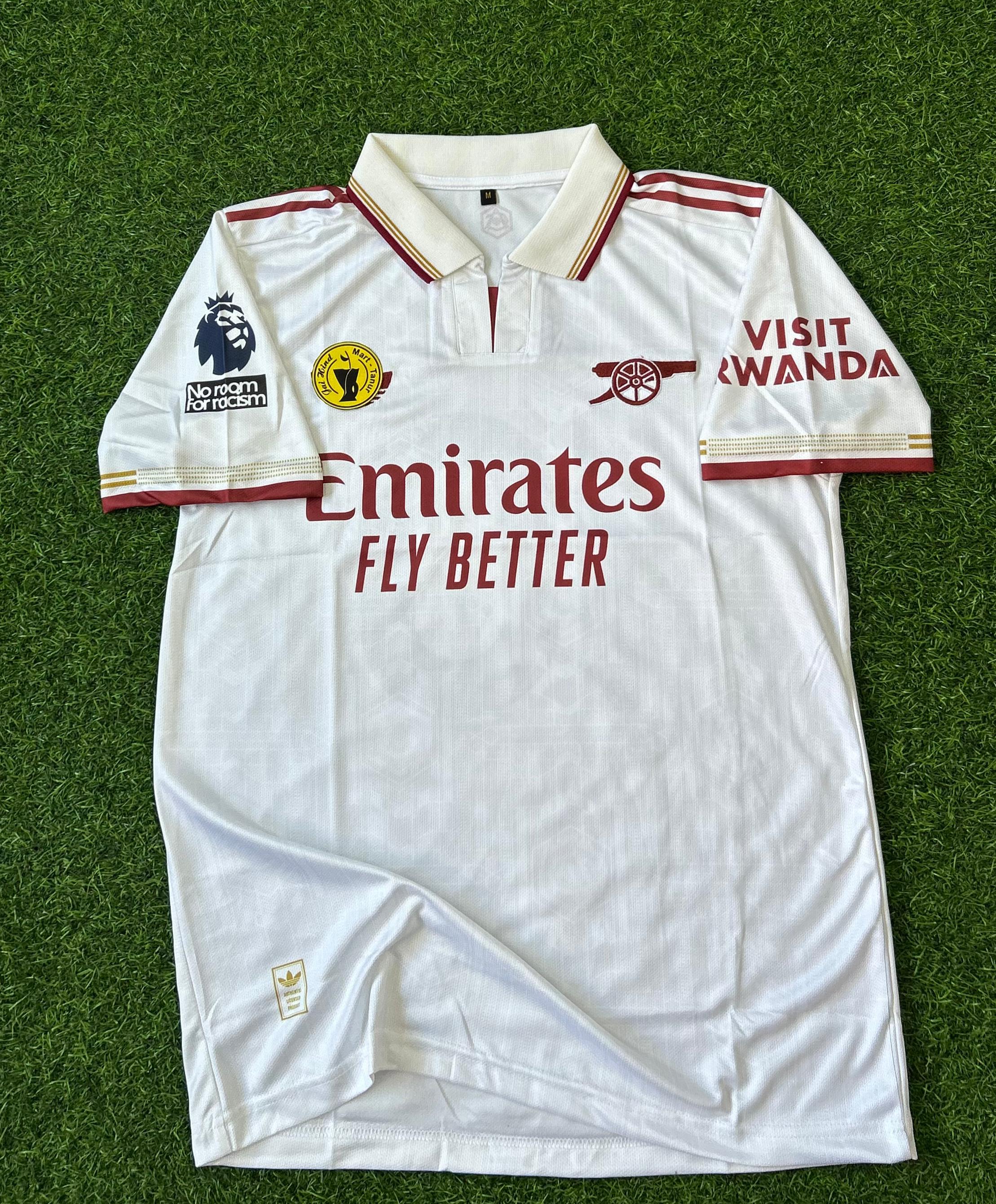 ARSENAL 2025-26 SEASON THIRD KIT, HALFSLEEVE POLO EMBROIDERY