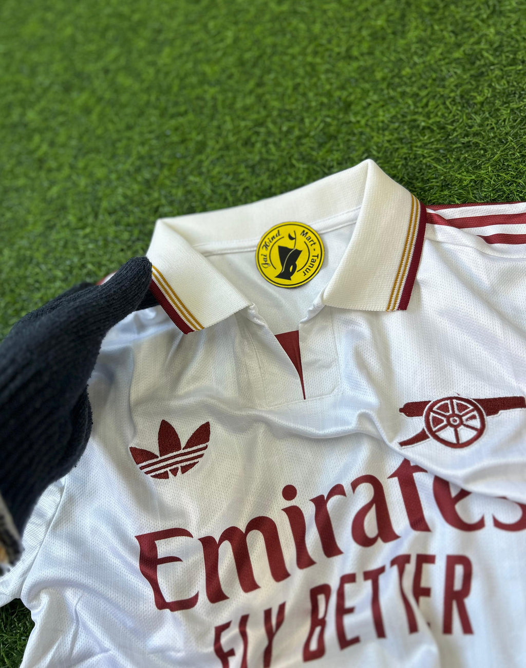 ARSENAL 2025-26 SEASON THIRD KIT, HALFSLEEVE POLO EMBROIDERY