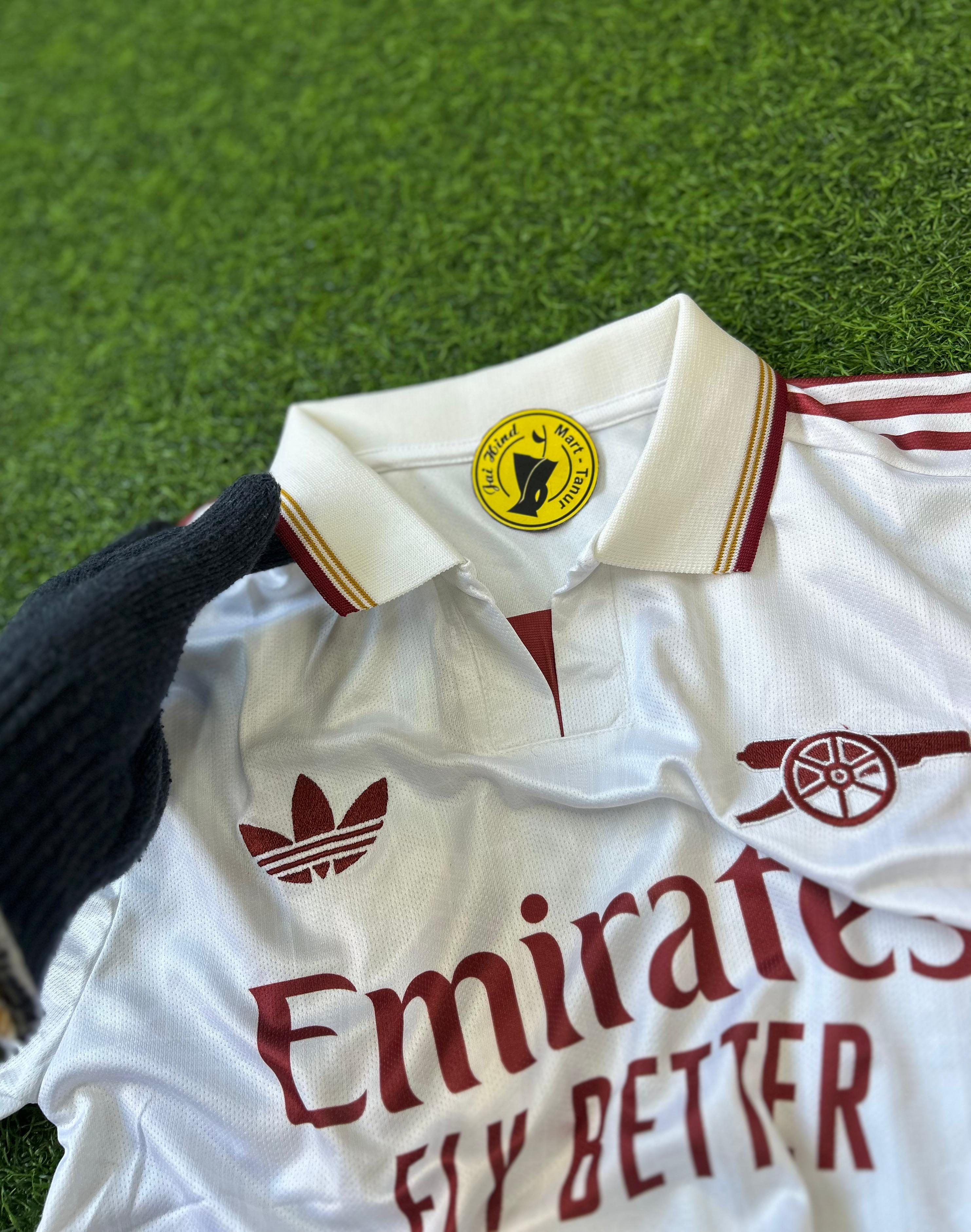 ARSENAL 2025-26 SEASON THIRD KIT, HALFSLEEVE POLO EMBROIDERY