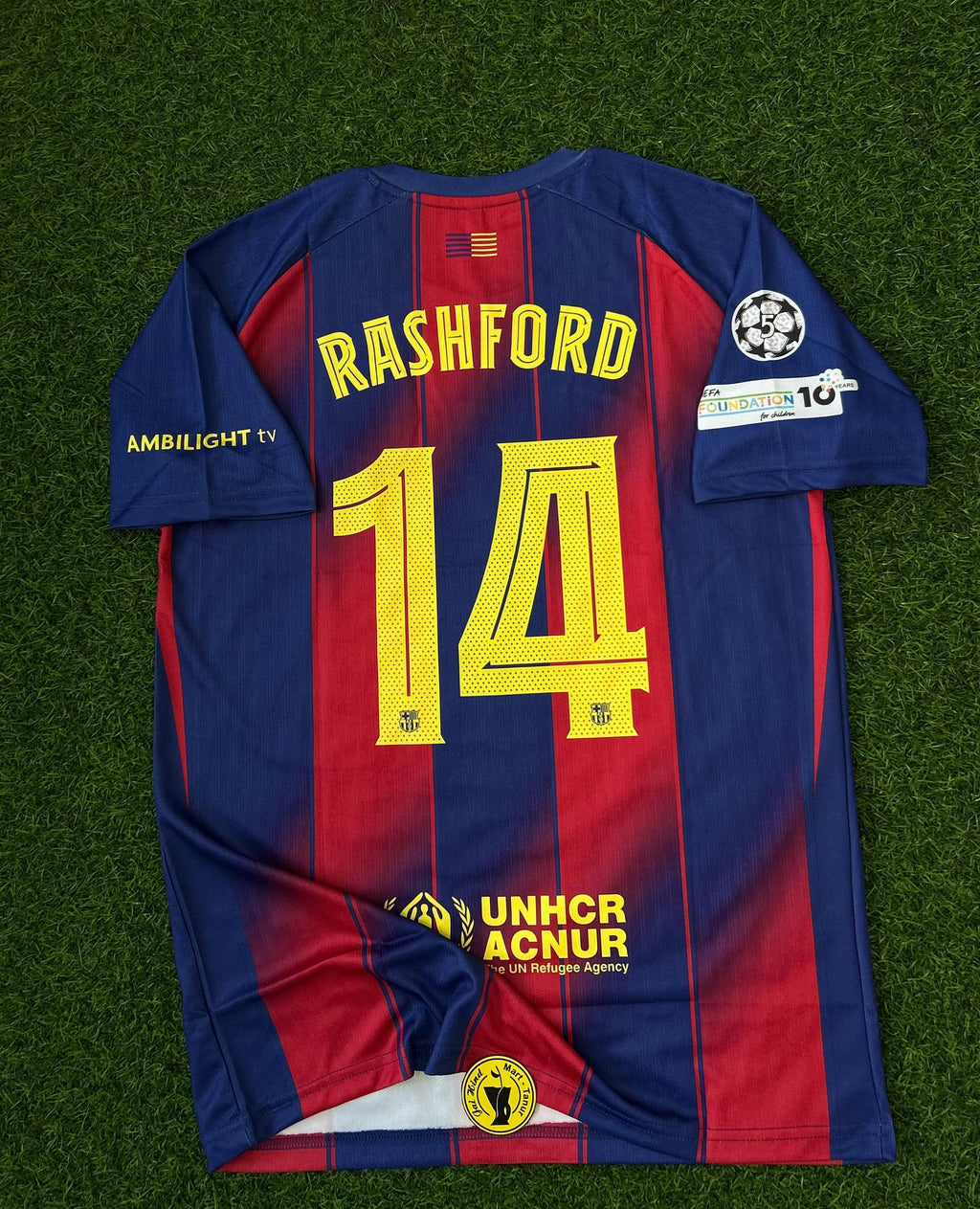 BARCELONA 2025-26 SEASON HOME KIT, HALFSLEEVE EMBROIDERY