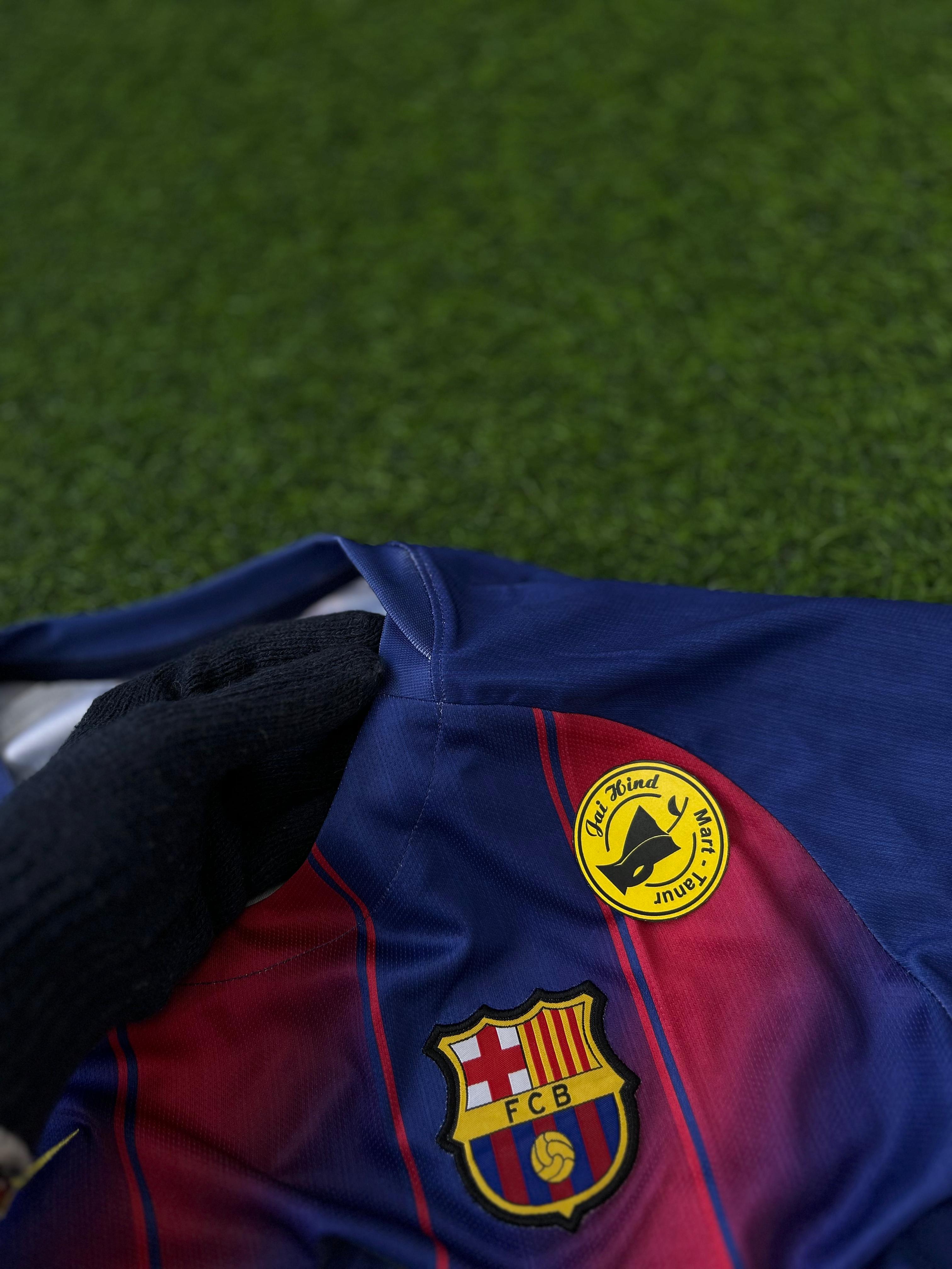 BARCELONA 2025-26 SEASON HOME KIT, HALFSLEEVE EMBROIDERY