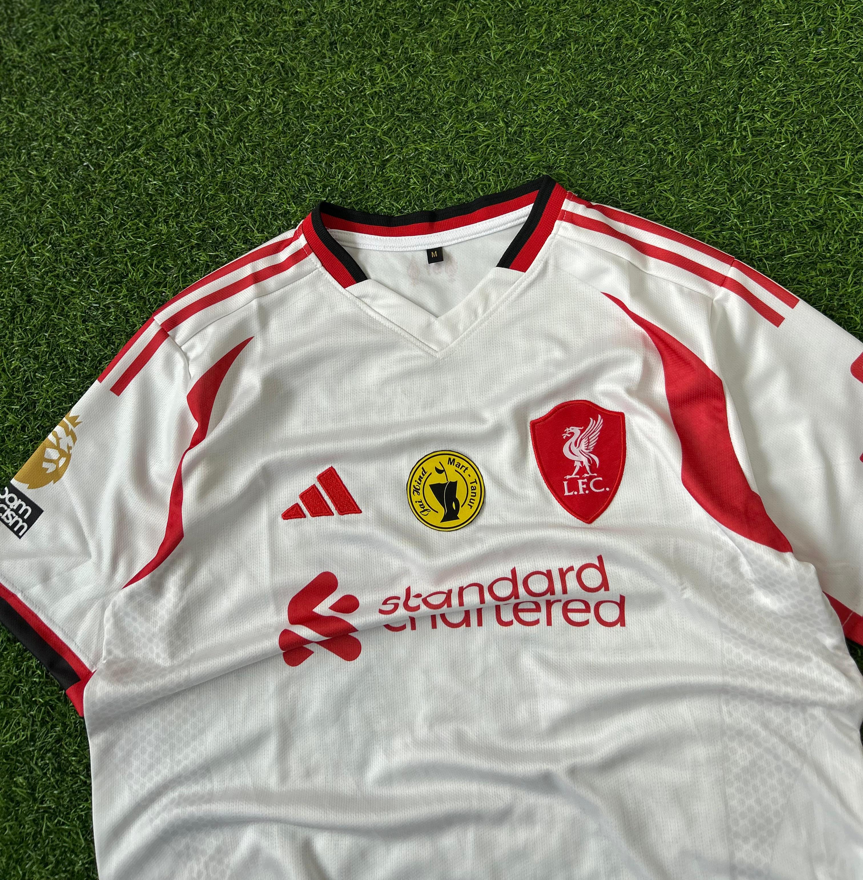 LIVERPOOL 2025-26 SEASON AWAY KIT, HALFSLEEVE EMBROIDERY
