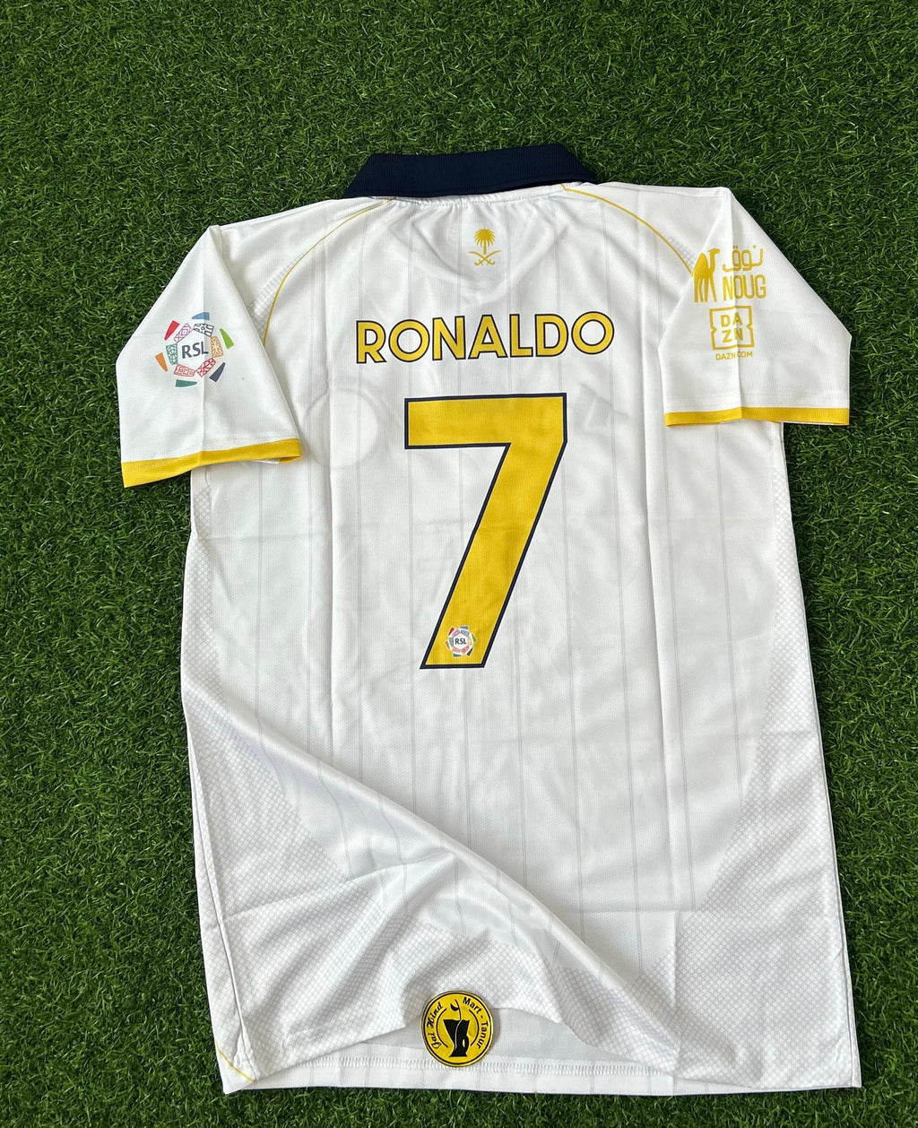AL-NASSR 2025-26 SEASON THIRD KIT, HALFSLEEVE POLO EMBROIDERY