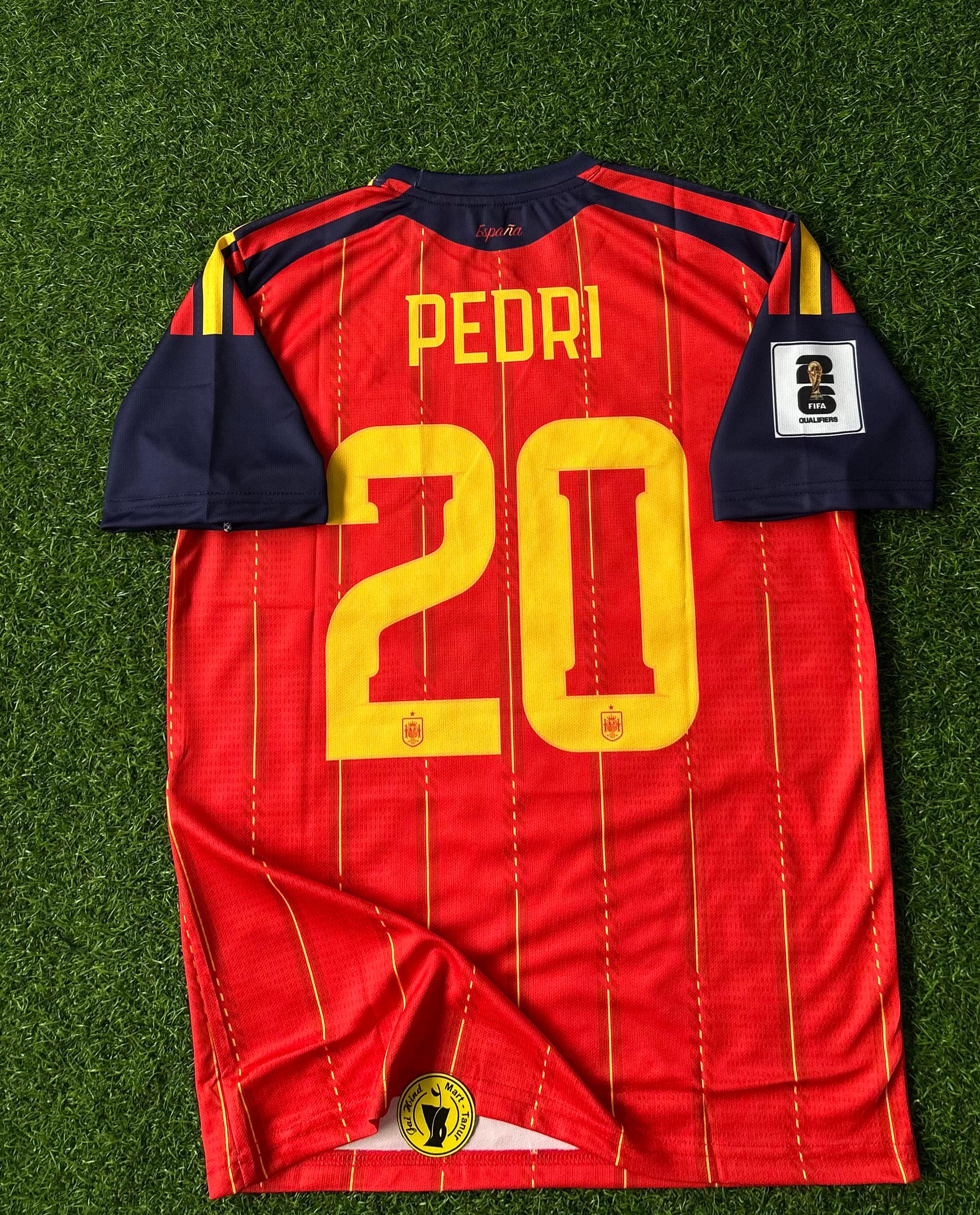 SPAIN 2026 WORLD CUP HOME, HALFSLEEVE EMBROIDERY(SIGNATUR)