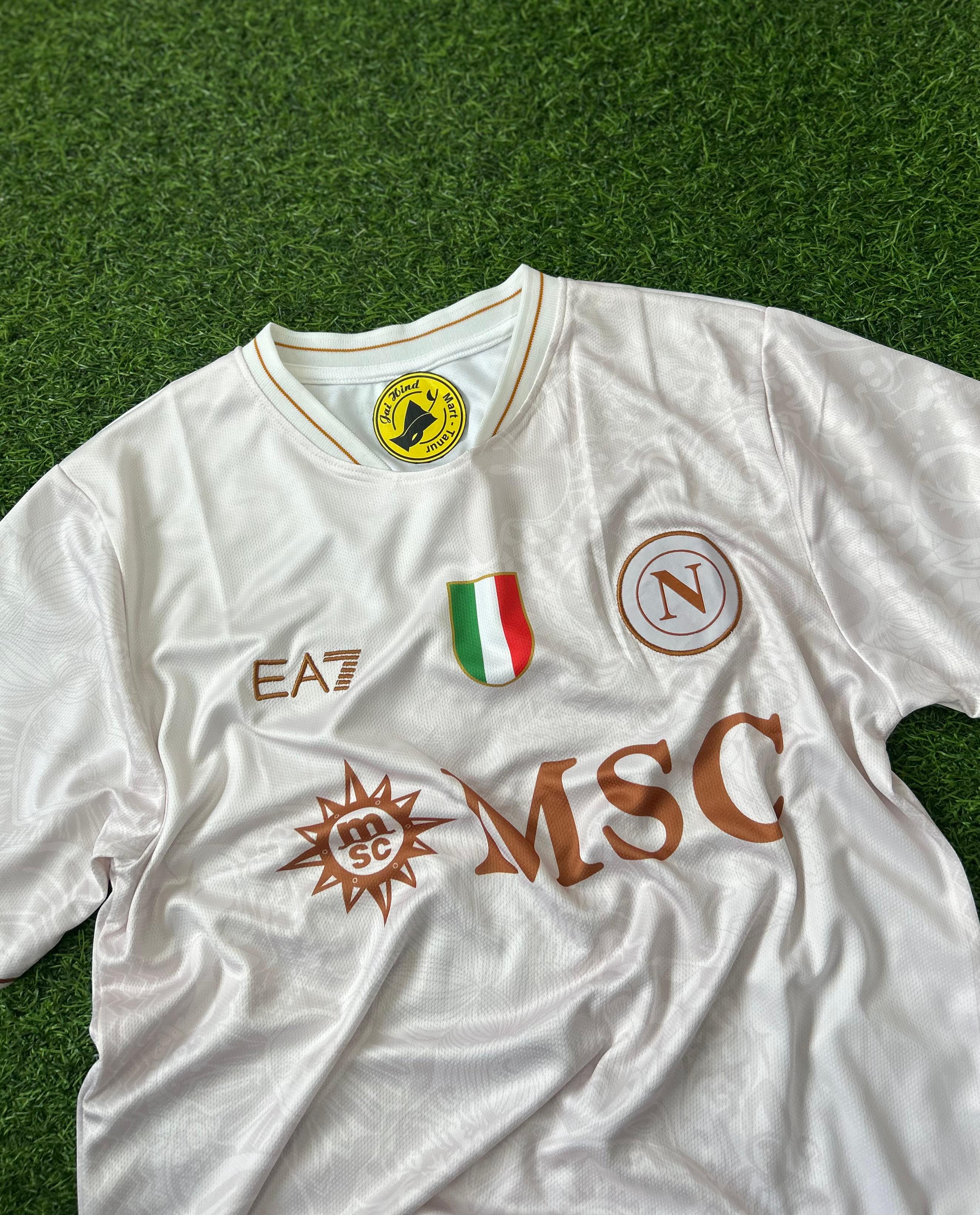 NAPOLI 2025-26 SEASON AWAY KIT, HALFSLEEVE EMBROIDERY