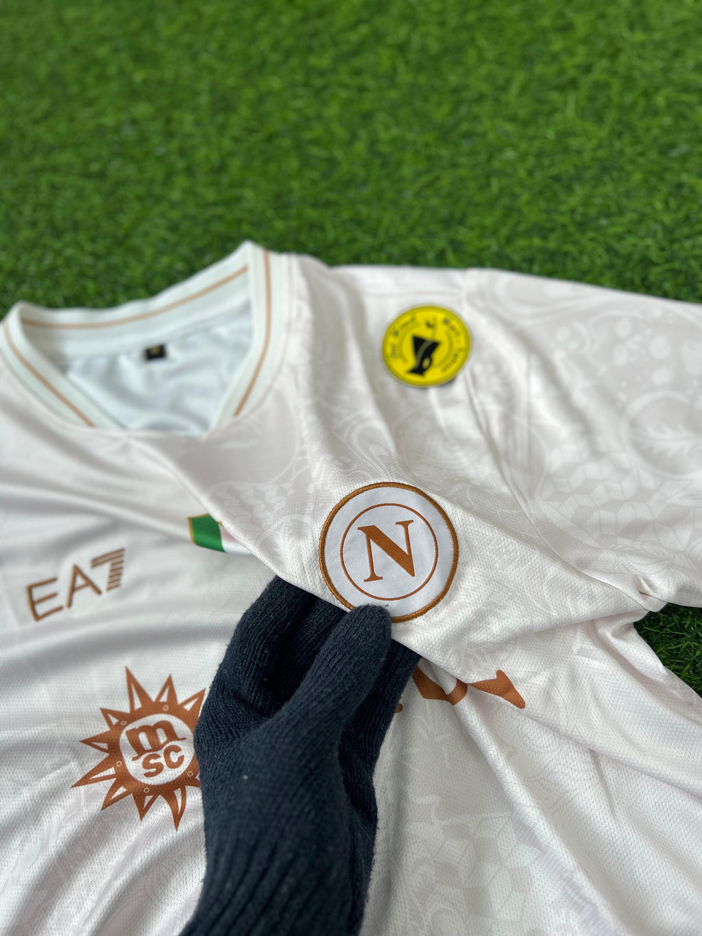 NAPOLI 2025-26 SEASON AWAY KIT, HALFSLEEVE EMBROIDERY