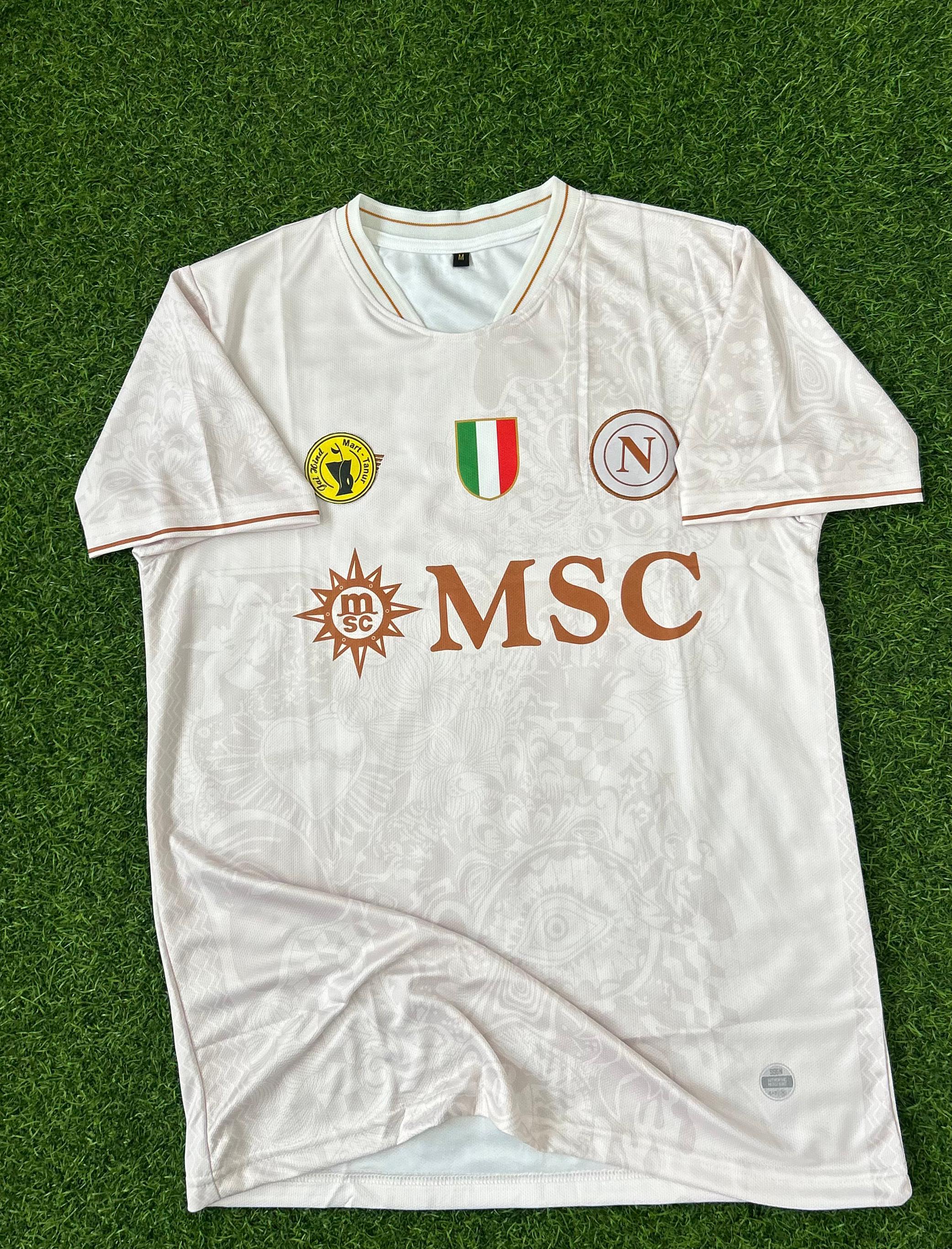NAPOLI 2025-26 SEASON AWAY KIT, HALFSLEEVE EMBROIDERY