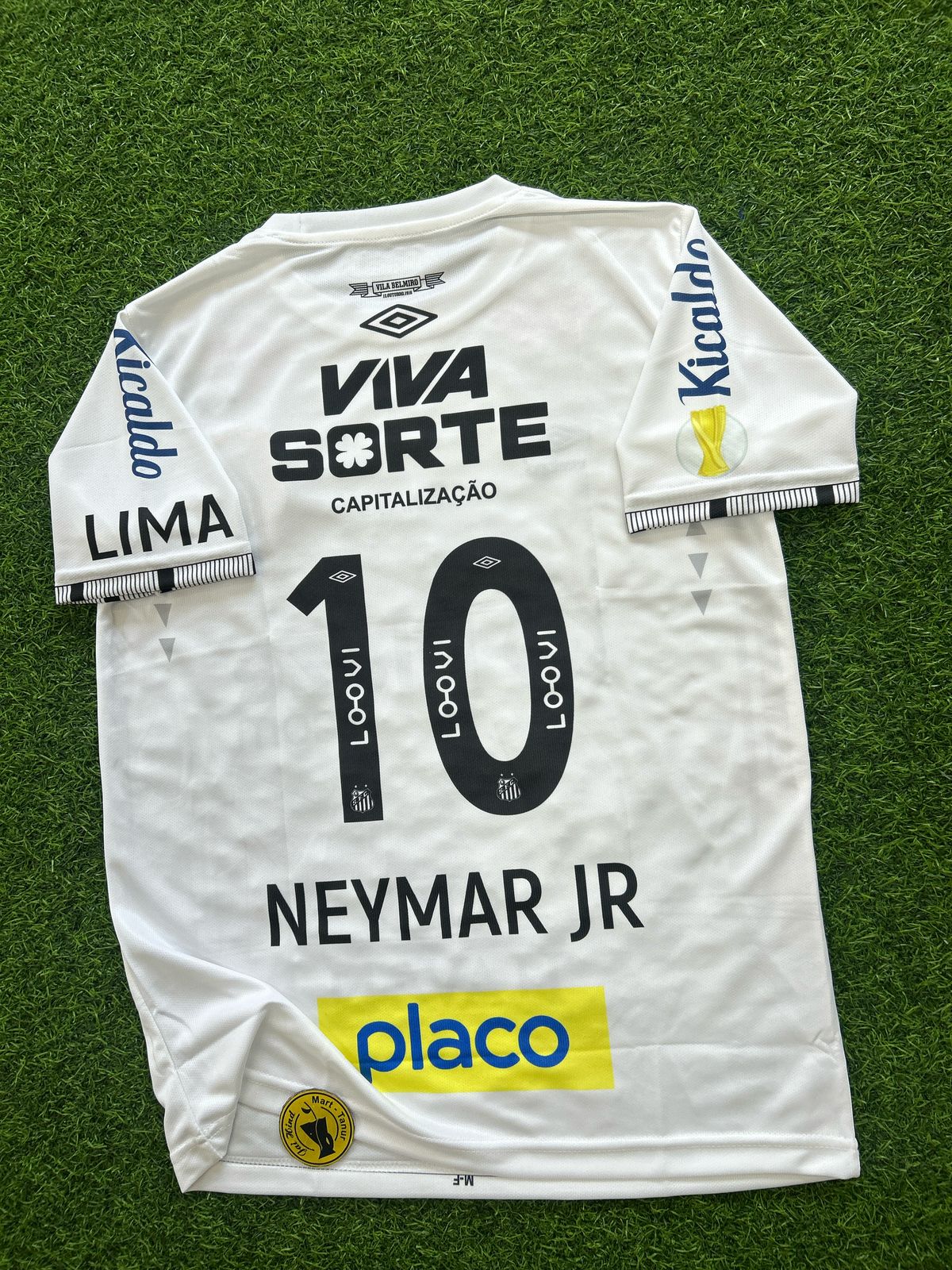 SANTOS FC 2025-26 SEASON HOME KIT, HALFSLEEVE EMBROIDERY
