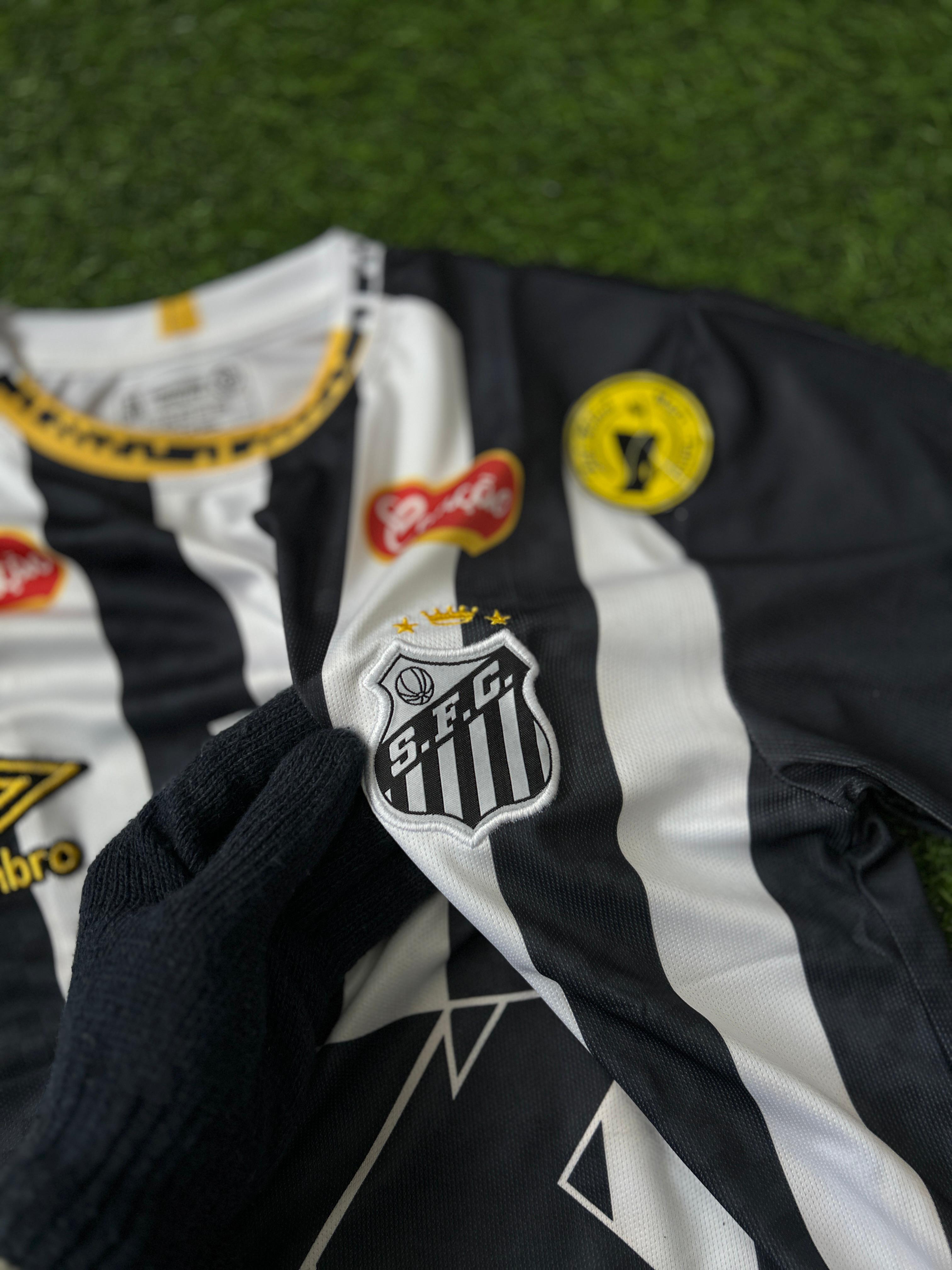 SANTOS FC 2025-26 SEASON AWAY KIT. HALFSLEEVE EMBROIDERY