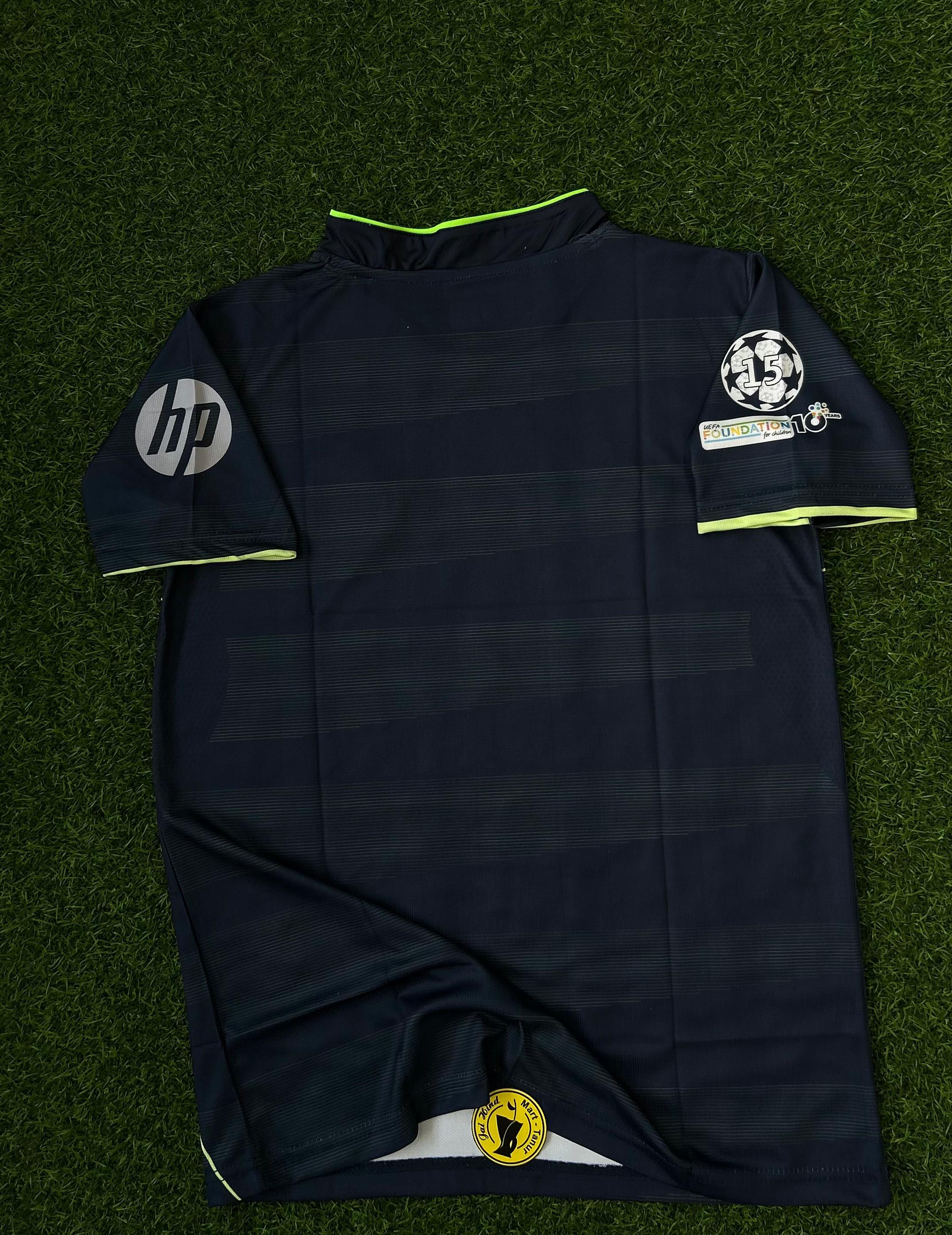REAL MADRID 2025-26 SEASON AWAY KIT, HALFSLEEVE POLO EMBROIDERY