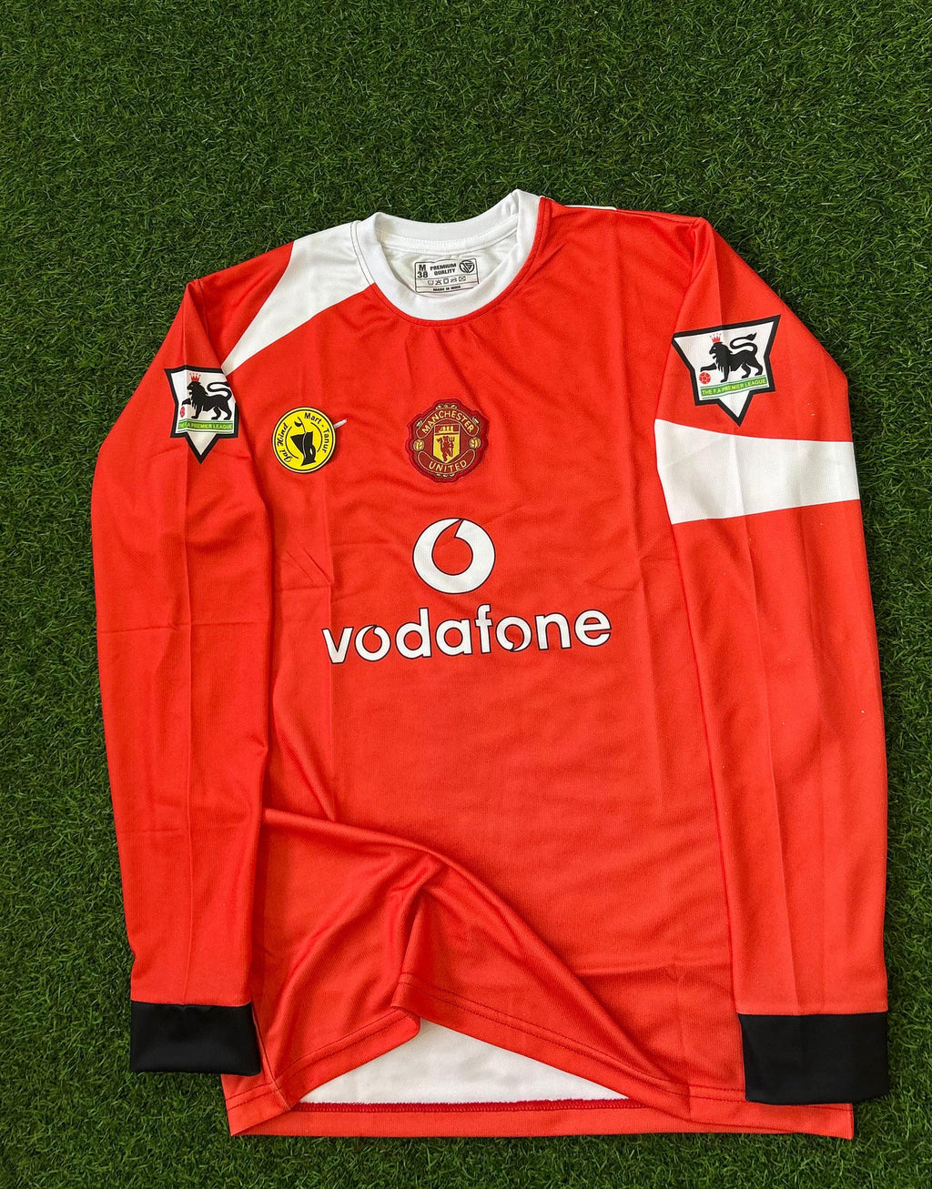 MAN UNITED 2004-05 HOME KIT, FULLSLEEVE EMBROIDERY