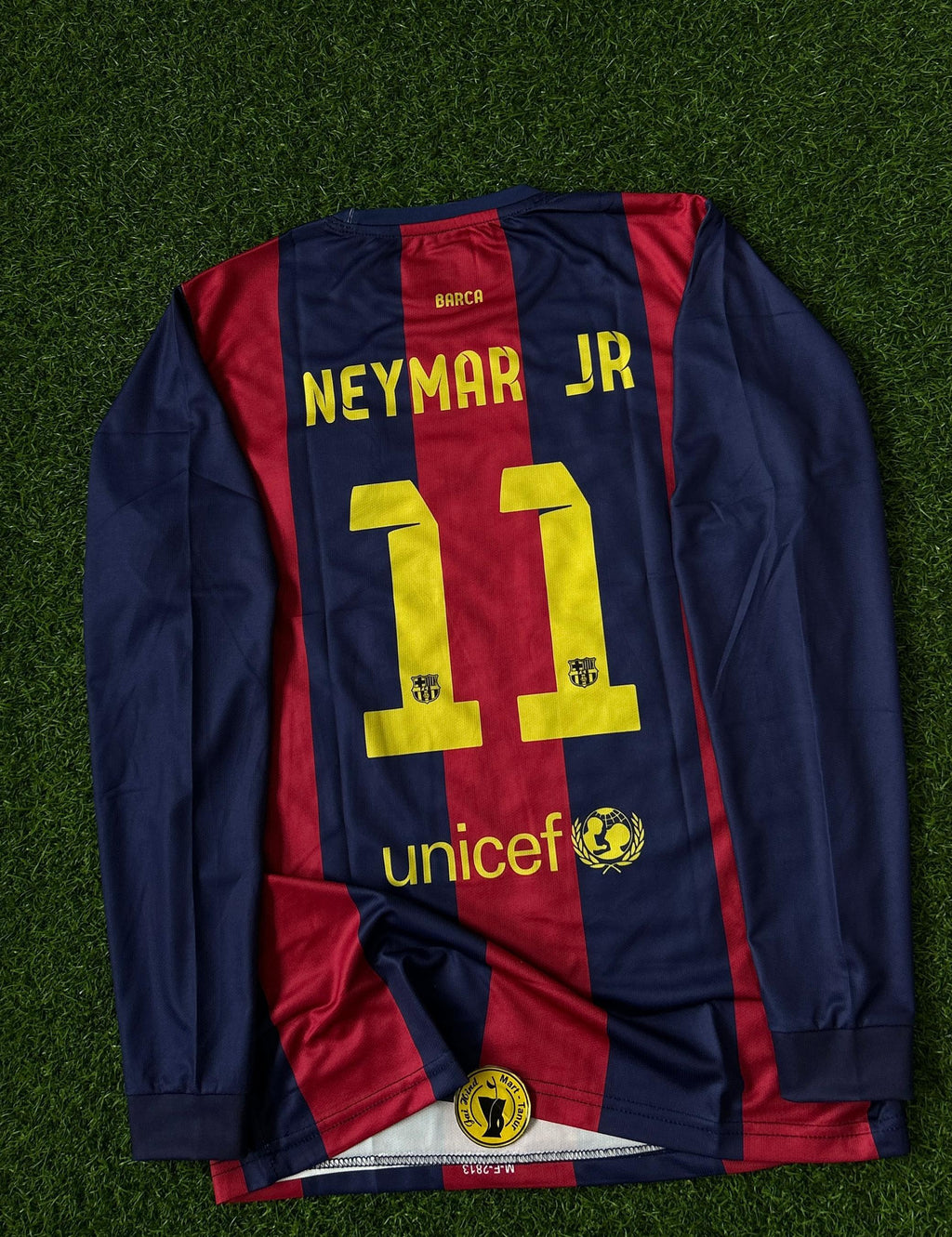 BARCELONA 2014-15 HOME KIT, HALFSLEEVE EMBROIDERY