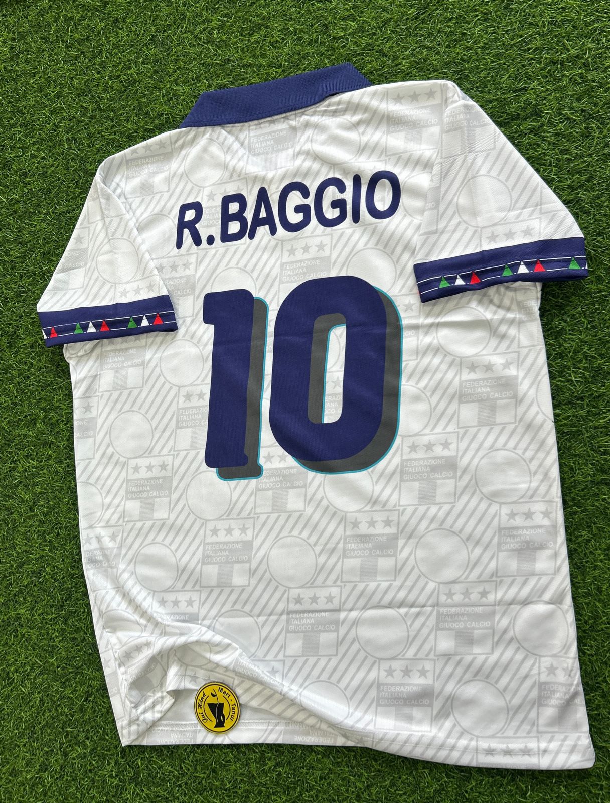 ITALY 1994 AWAY KIT, HALFSLEEVE POLO EMBROIDERY