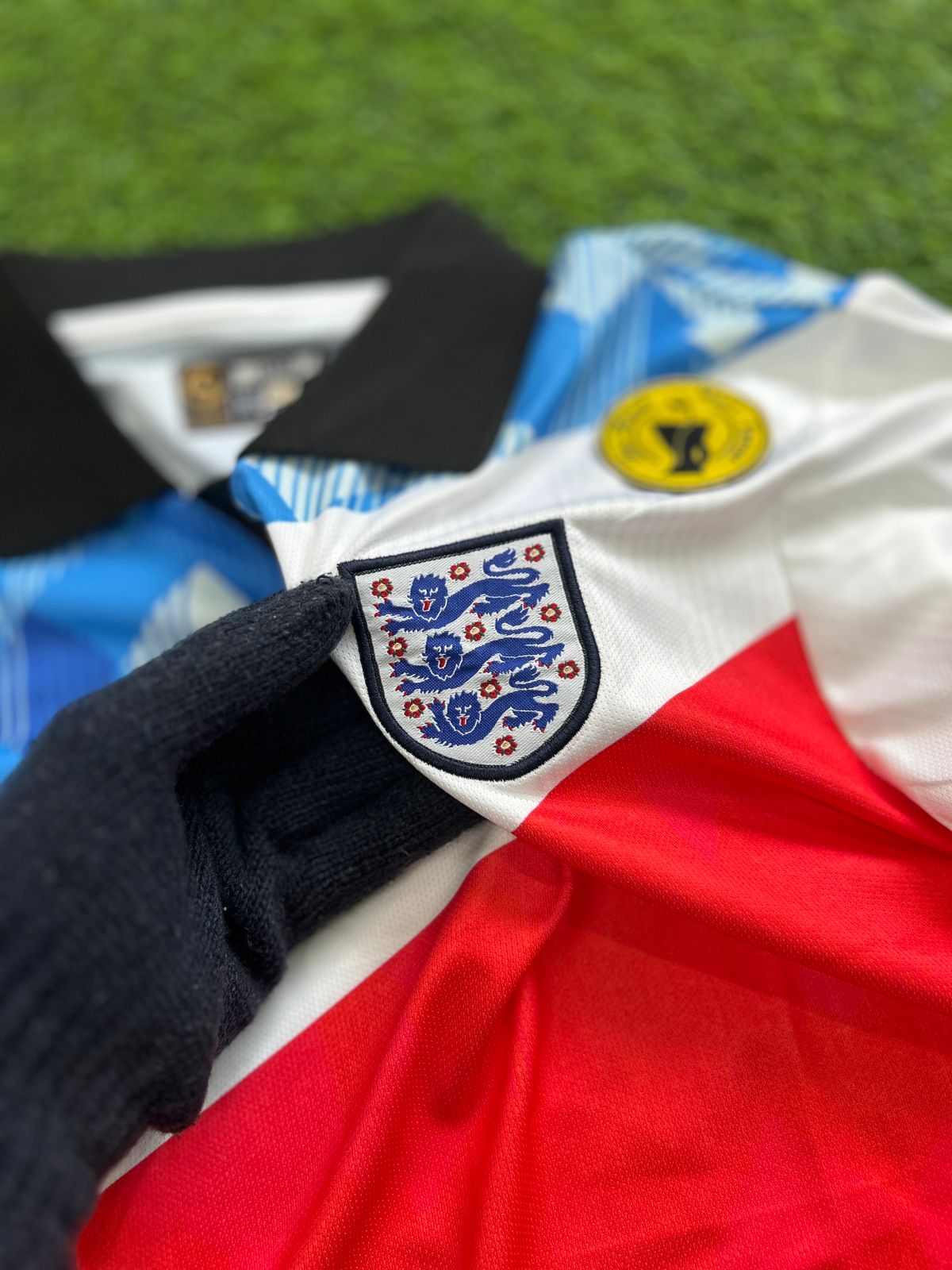 ENGLAND VINTAGE SPECIAL EDITION , HALFSLEEVE POLO EMBROIDERY