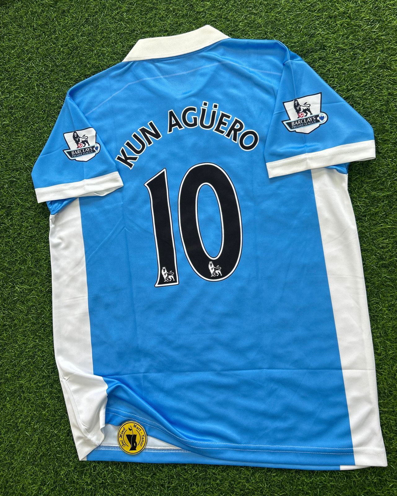 MAN CITY 2015-16 HOME KIT, HALFSLEEVE POLO EMBROIDERY