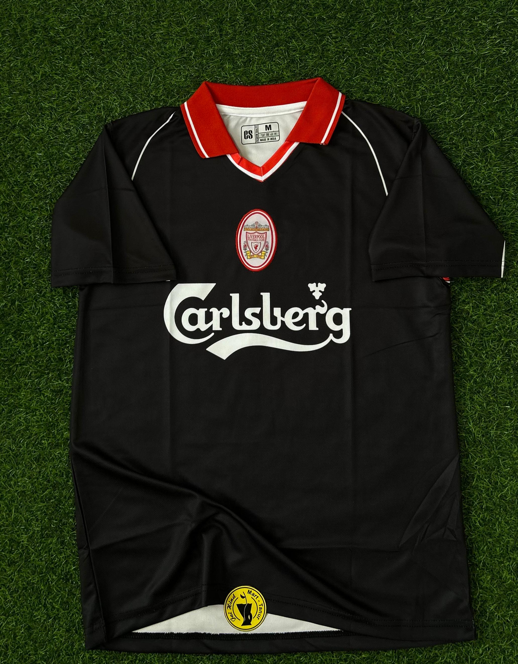 LIVERPOOL 1996-97 AWAY KIT, HALFSLEEVE POLO EMBROIDERY