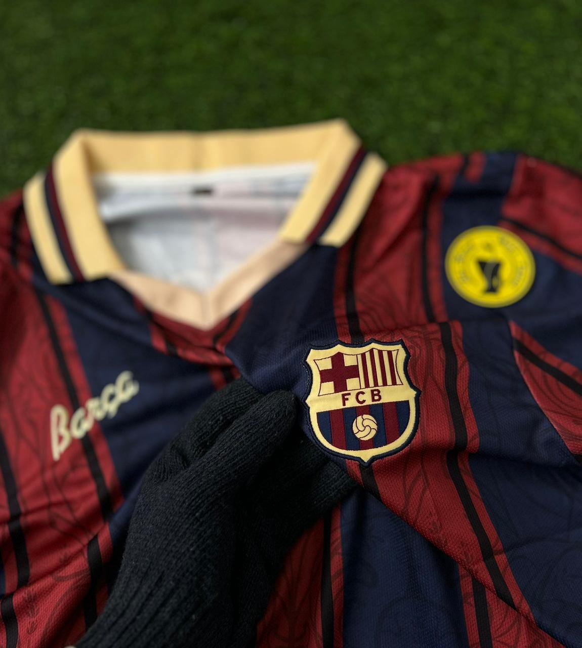 BARCELONA 125TH ANNIVERSARY EDITION , HALFSLEEVE POLO EMBROIDERY