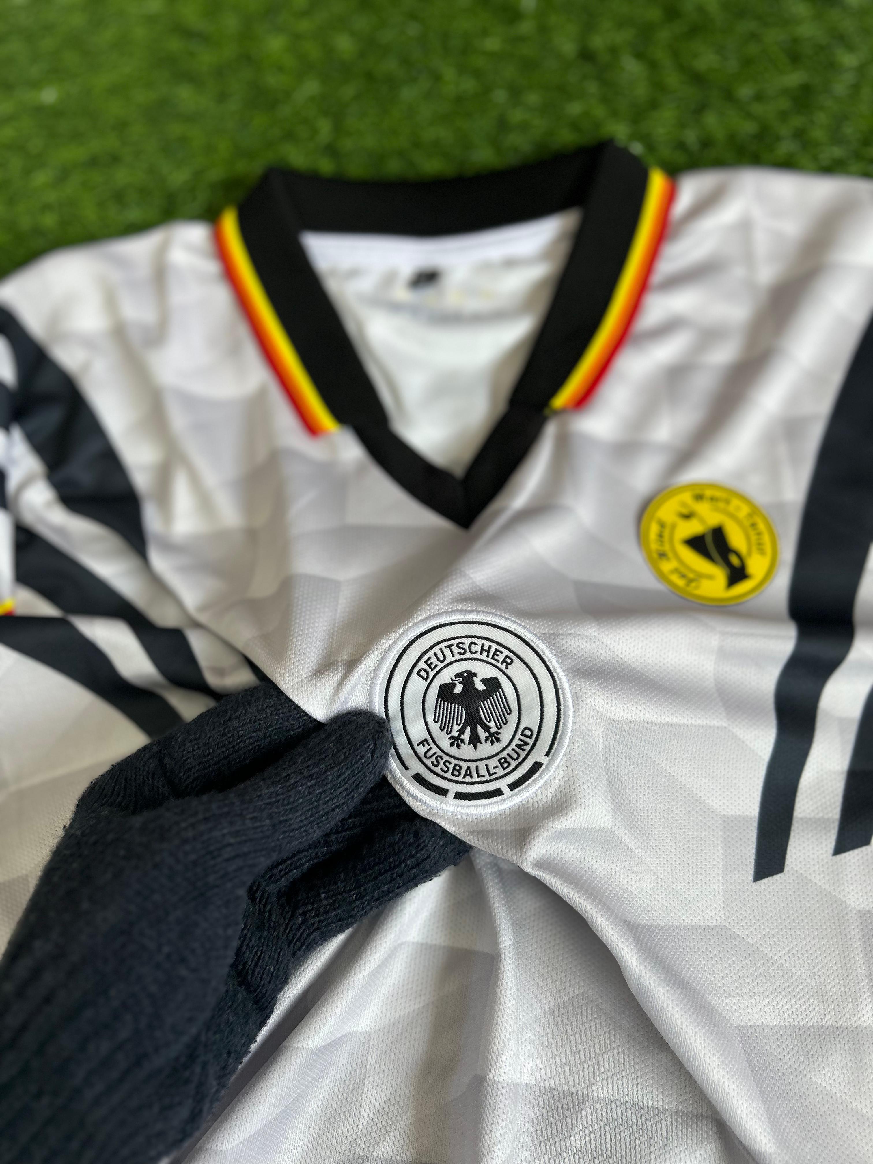 GERMANY 1992-94 HOME KIT, HALFSLEEVE POLO EMBROIDERY