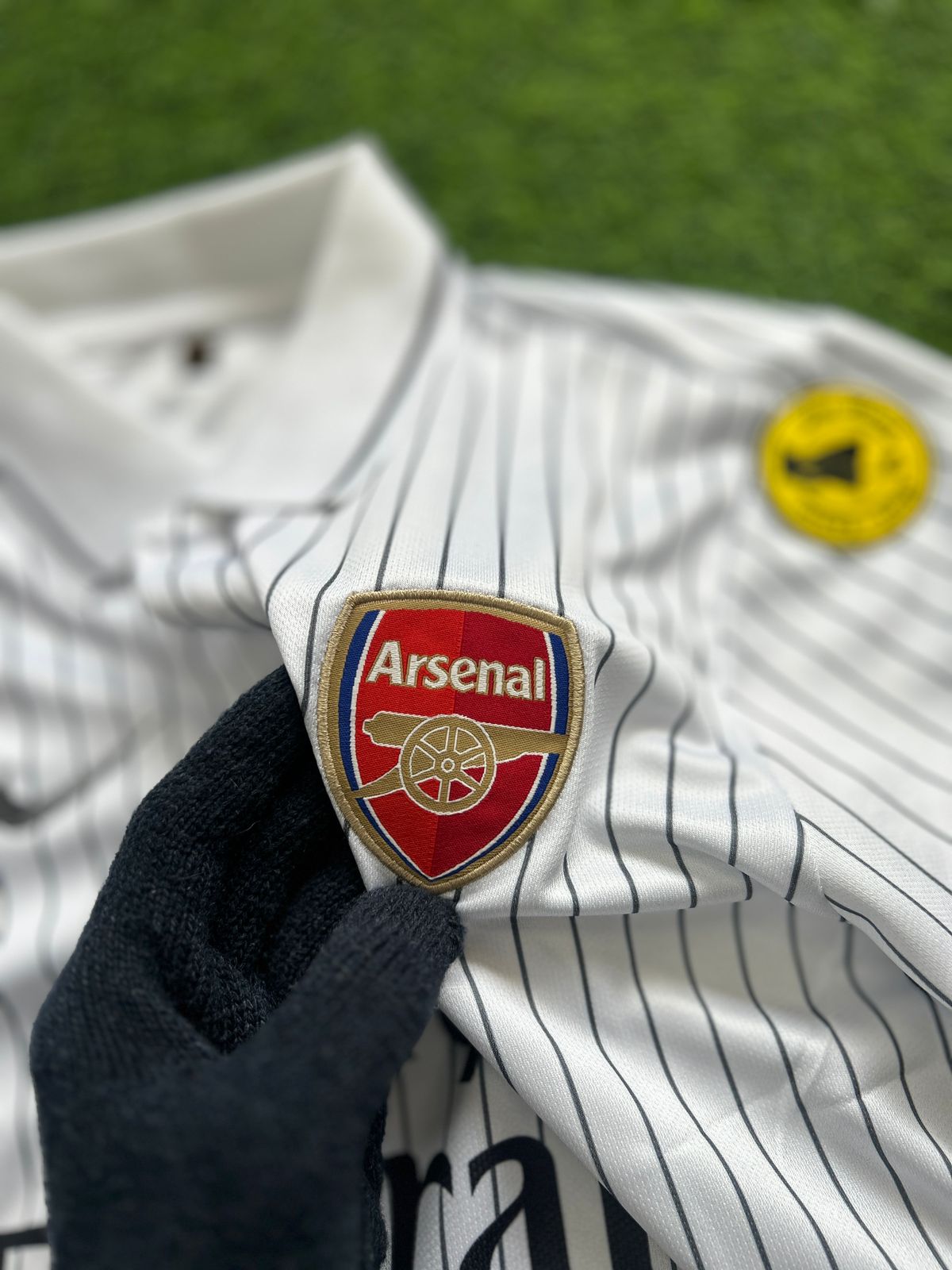 ARSENAL 2009-10 THIRD KIT, HALFSLEEVE POLO EMBROIDERY