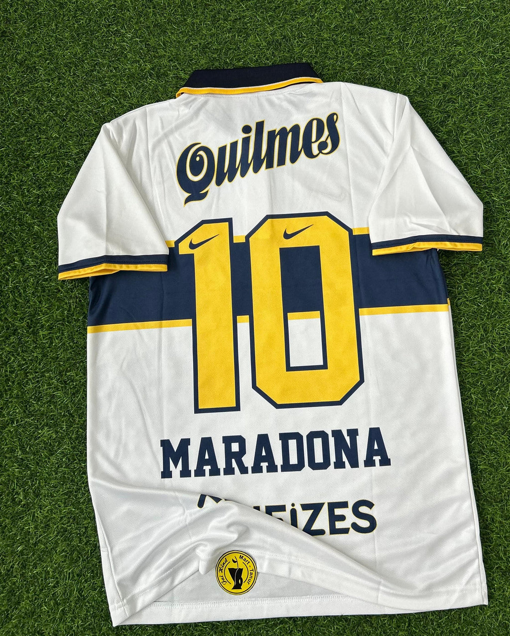 BOCA JUNIORS 1996-97 AWAY KIT, HALFSLEEVE POLO EMBROIDERY
