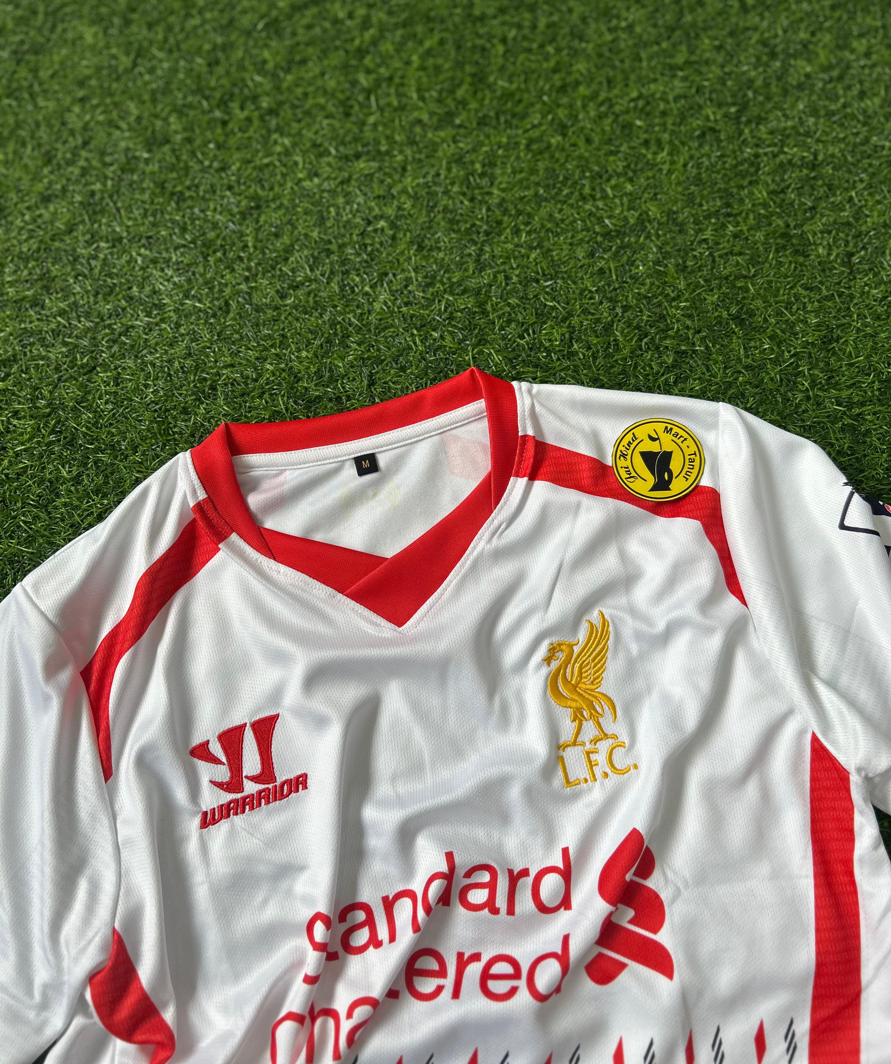 LIVERPOOL 2013-14 AWAY KIT, HALFSLEEVE EMBROIDERY (OG NECK)