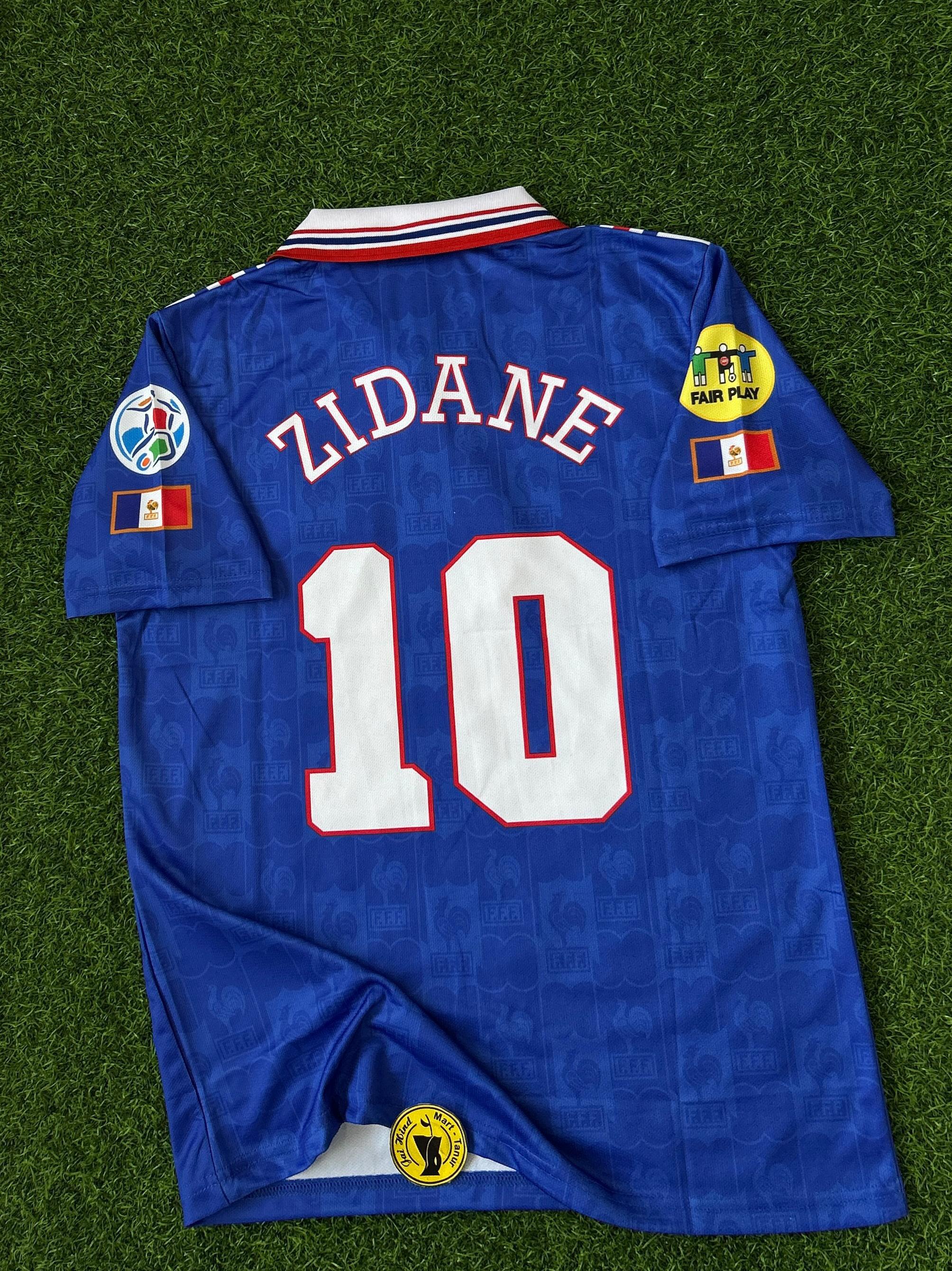 FRANCE 1996 HOME KIT, HALFSLEEVE POLO EMBROIDERY
