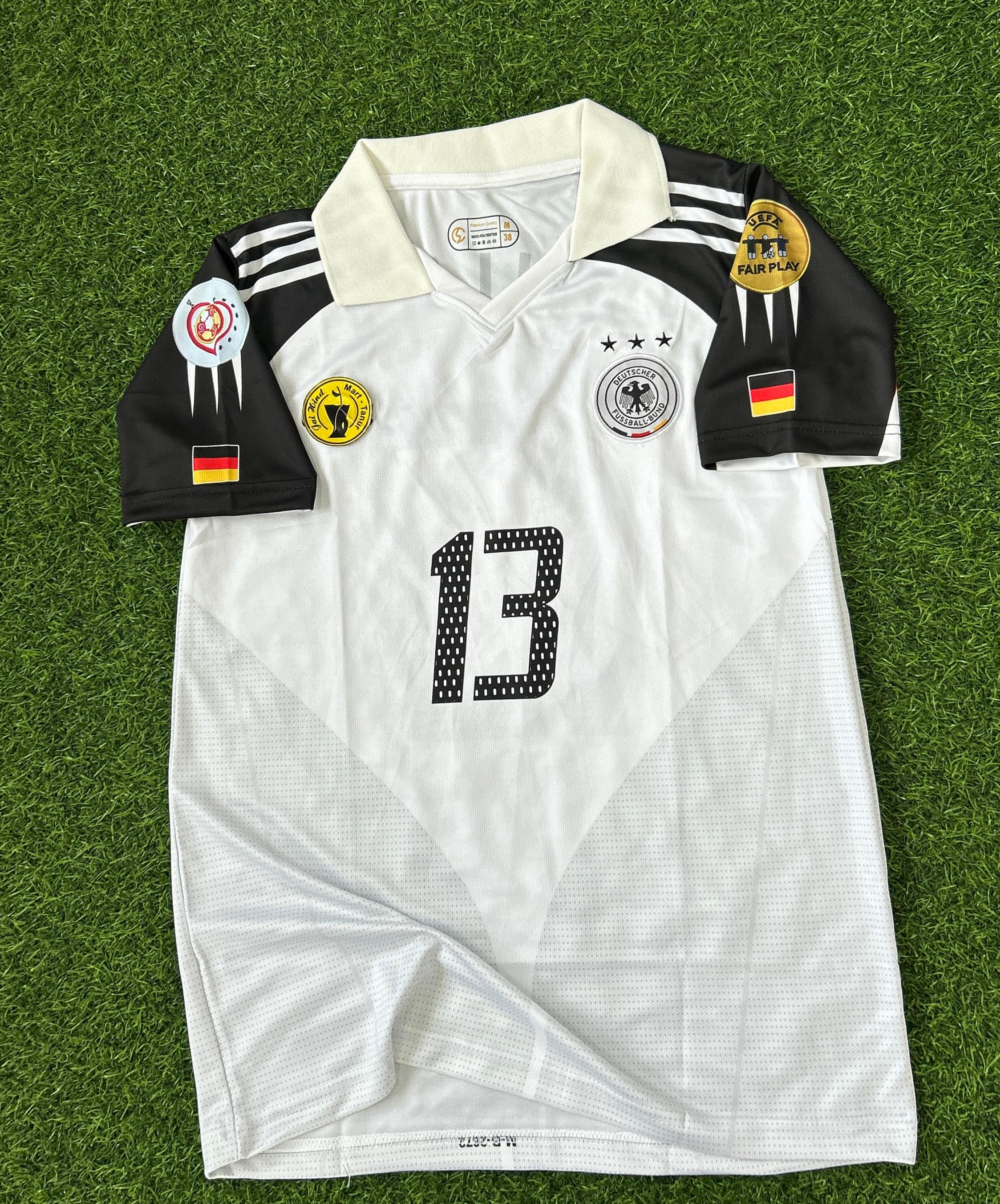 GERMANY 2004-05 HOME KIT, HALFSLEEVE POLO EMBROIDERY