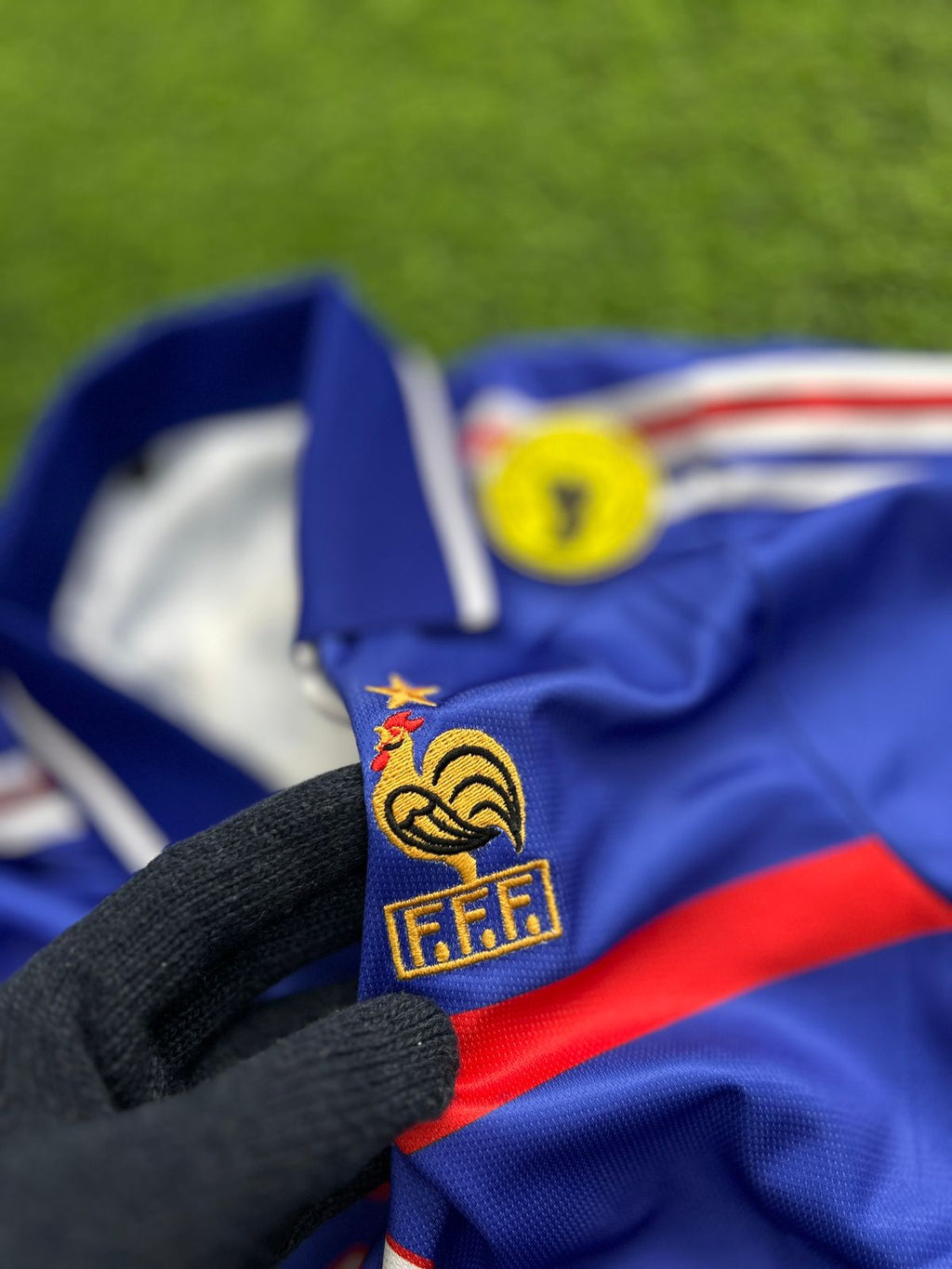 FRANCE 2000-01 HOME KIT, HALFSLEEVE POLO EMBROIDERY