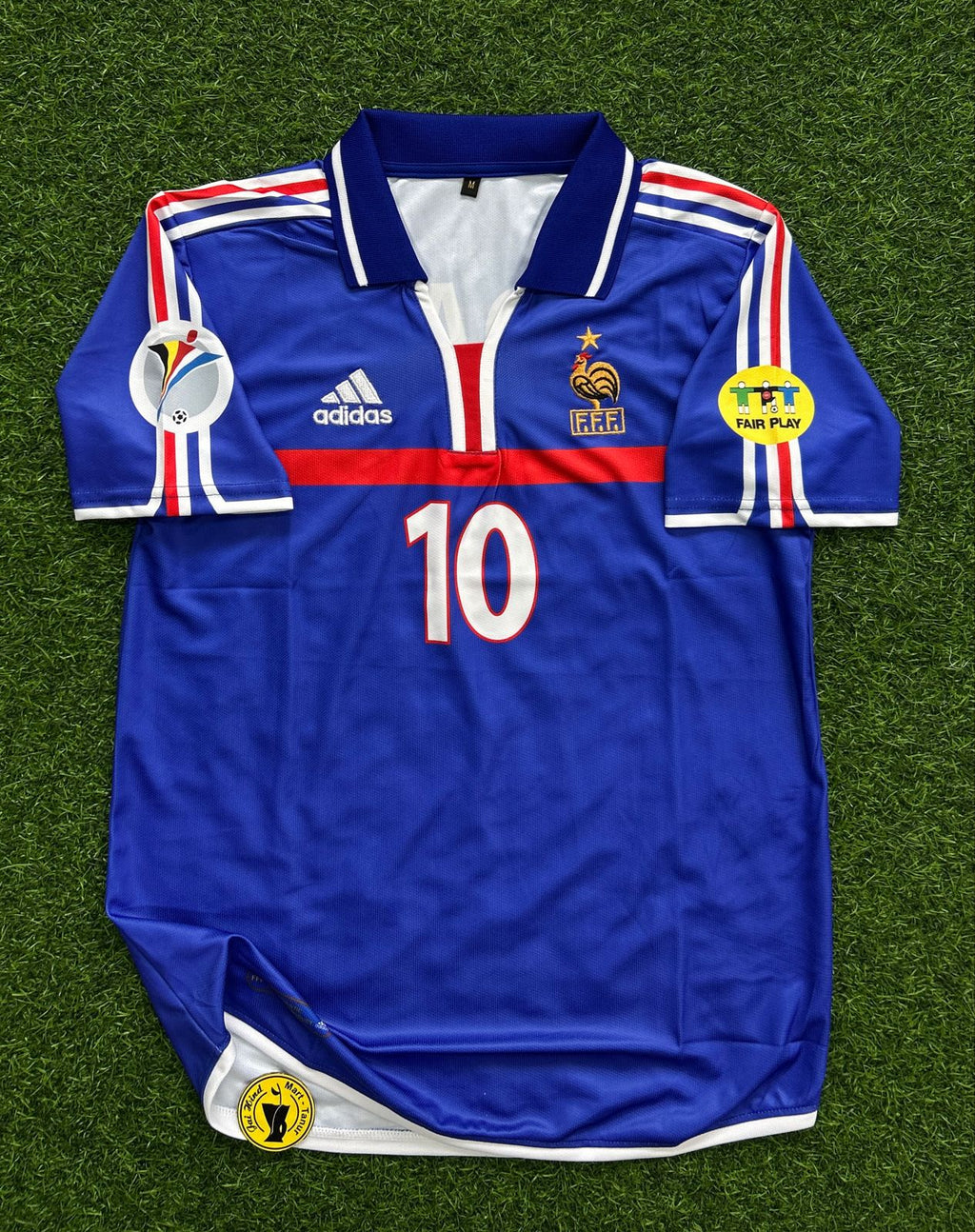 FRANCE 2000-01 HOME KIT, HALFSLEEVE POLO EMBROIDERY