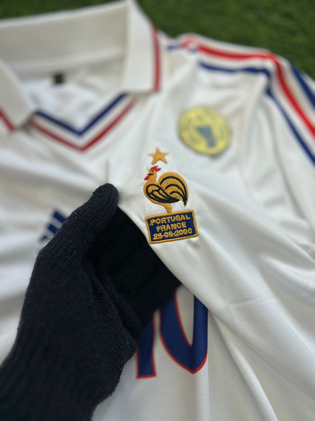 FRANCE 2000 AWAY KIT, HALFSLEEVE POLO EMBROIDERY