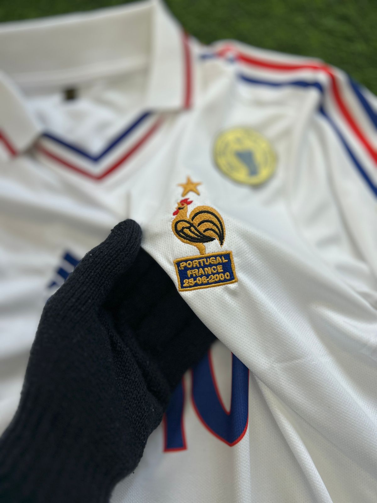 FRANCE 2000 AWAY KIT, HALFSLEEVE POLO EMBROIDERY