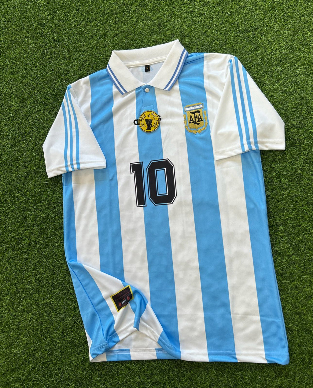 ARGENTINA 1994 HOME KIT, HALFSLEEVE POLO EMBROIDERY