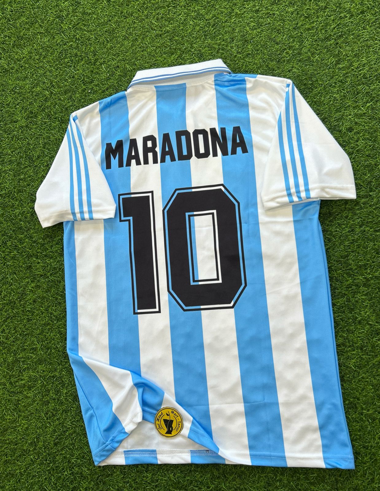 ARGENTINA 1994 HOME KIT, HALFSLEEVE POLO EMBROIDERY